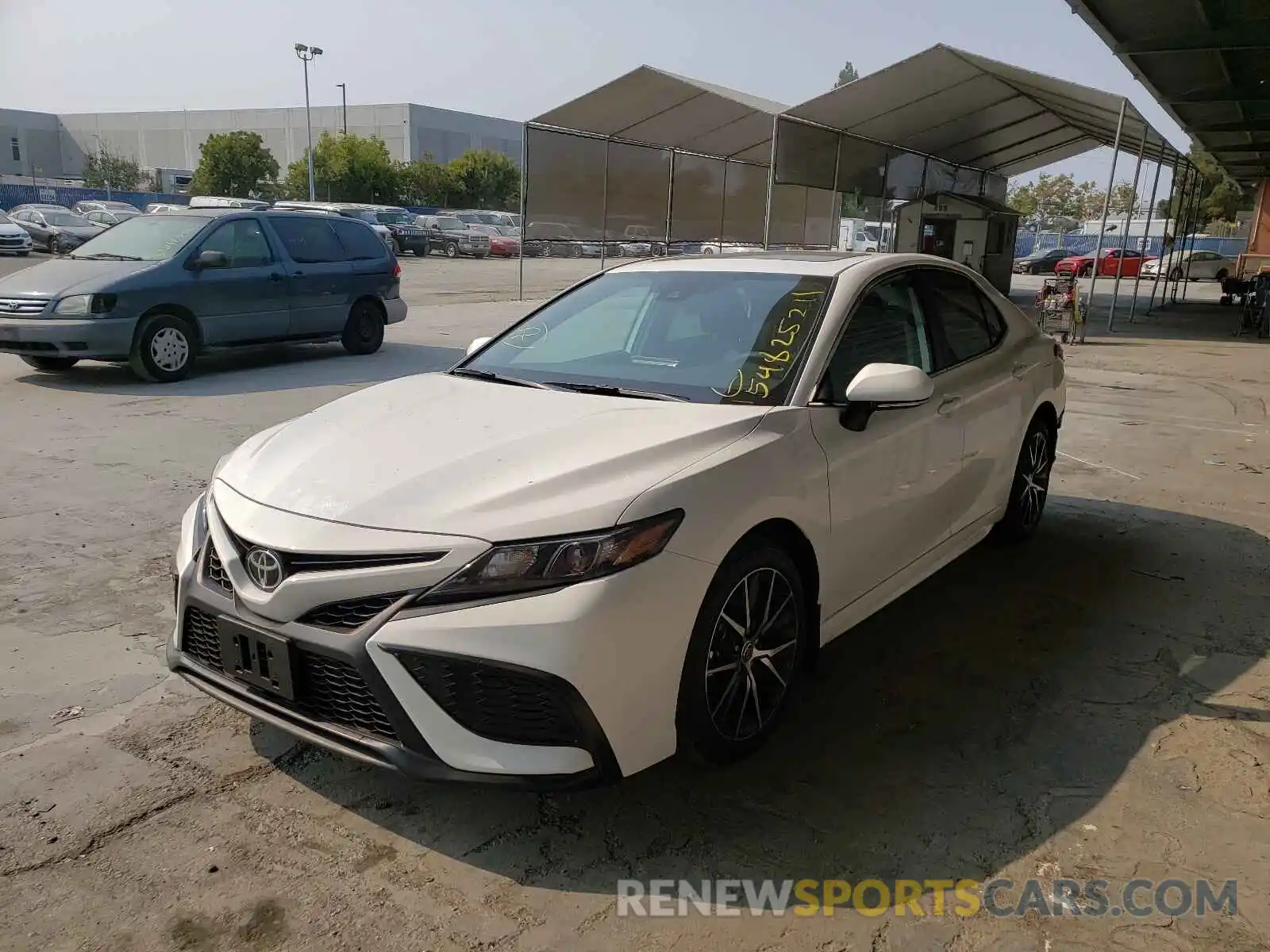 2 Photograph of a damaged car 4T1T11AK9MU578611 TOYOTA CAMRY 2021