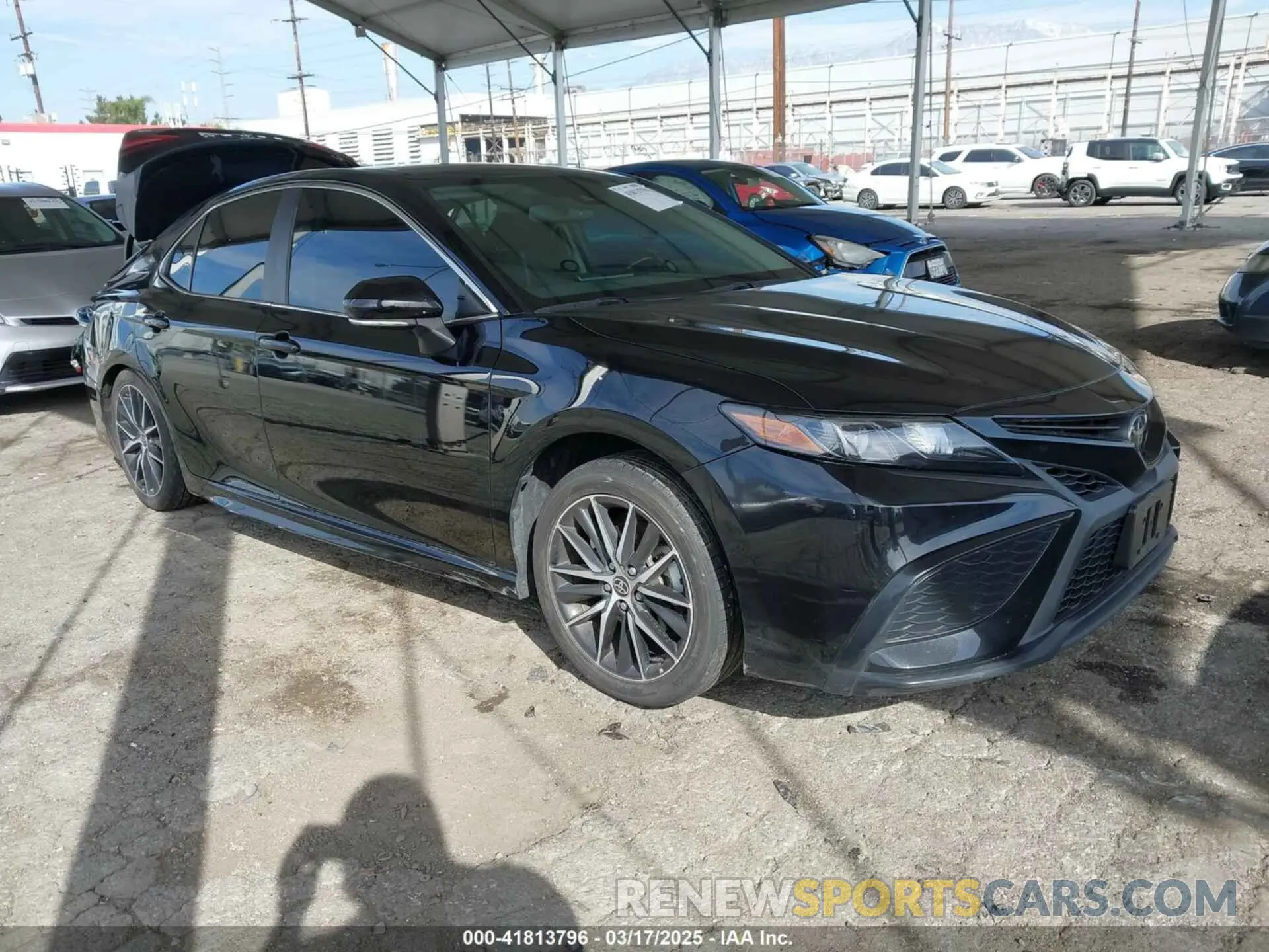 1 Photograph of a damaged car 4T1T11AKXMU552275 TOYOTA CAMRY 2021
