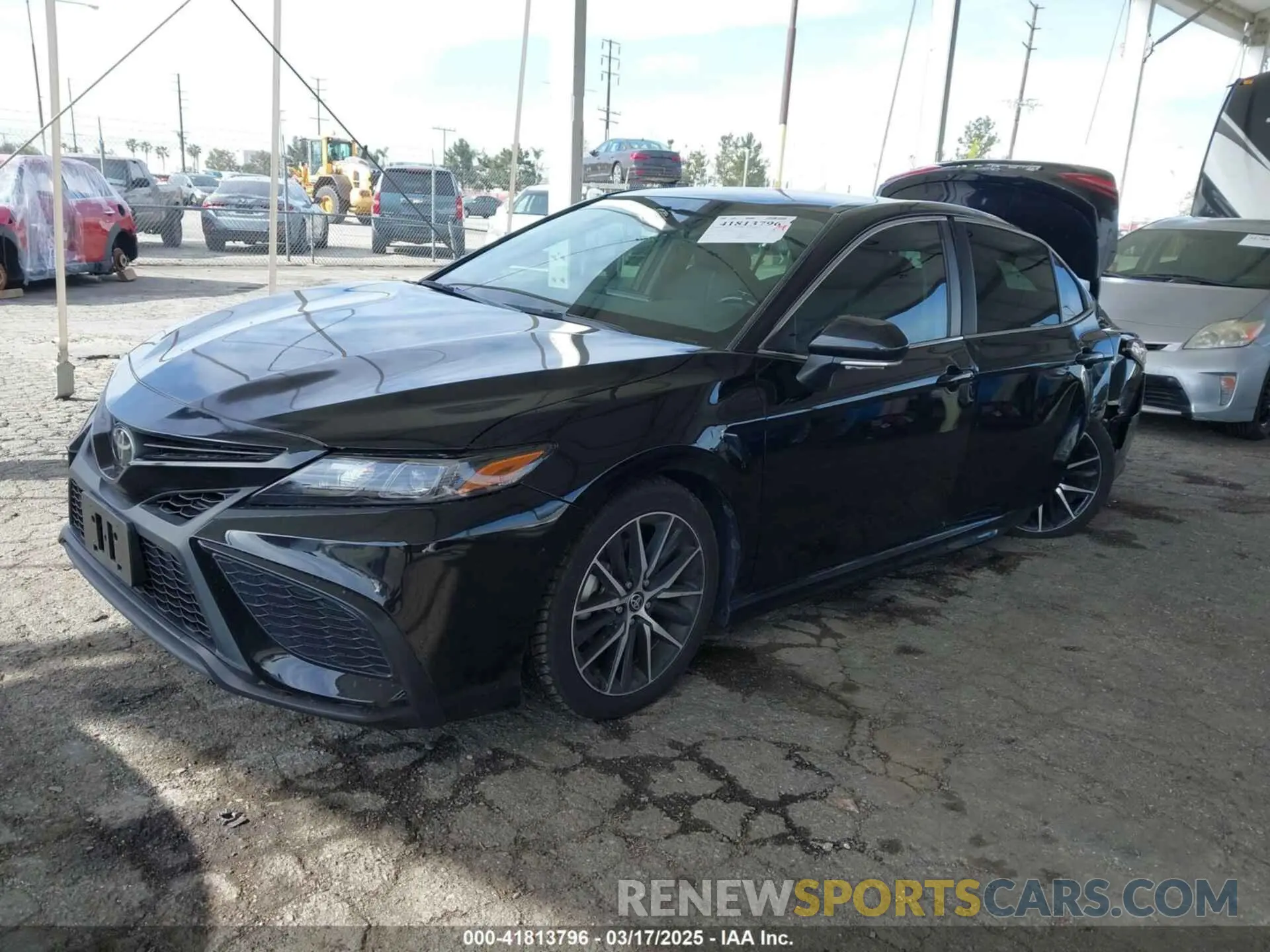 2 Photograph of a damaged car 4T1T11AKXMU552275 TOYOTA CAMRY 2021