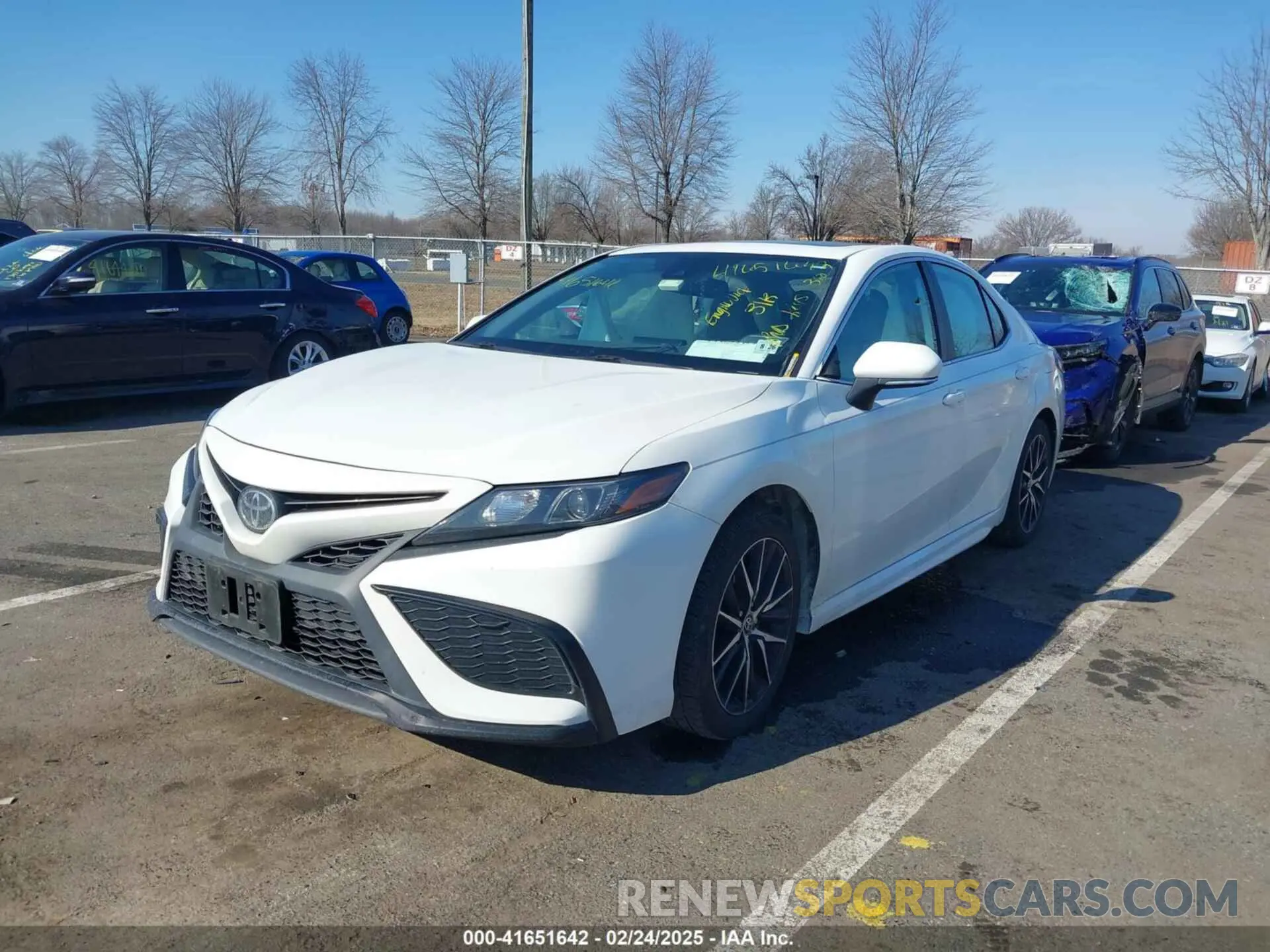 2 Photograph of a damaged car 4T1T11BK0MU043939 TOYOTA CAMRY 2021
