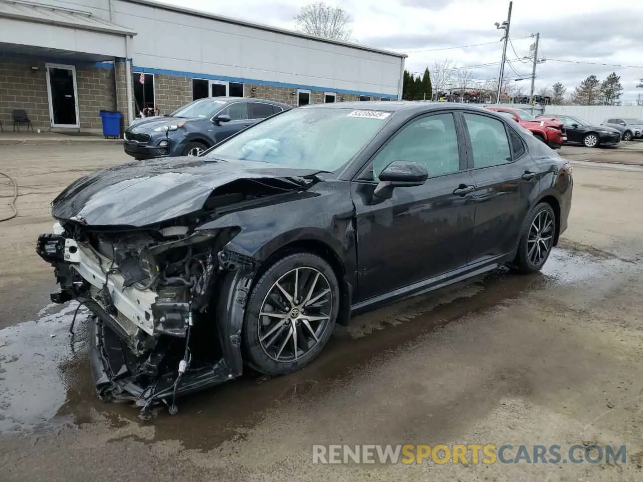 1 Photograph of a damaged car 4T1T11BK4MU024441 TOYOTA CAMRY 2021