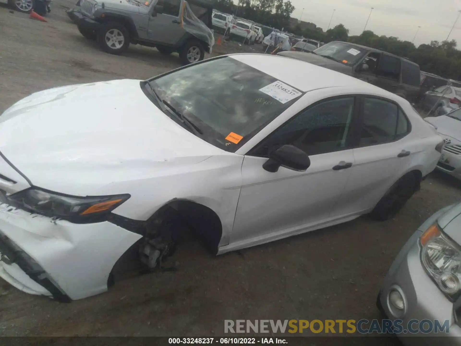 2 Photograph of a damaged car 4T1T11BK8MU042974 TOYOTA CAMRY 2021