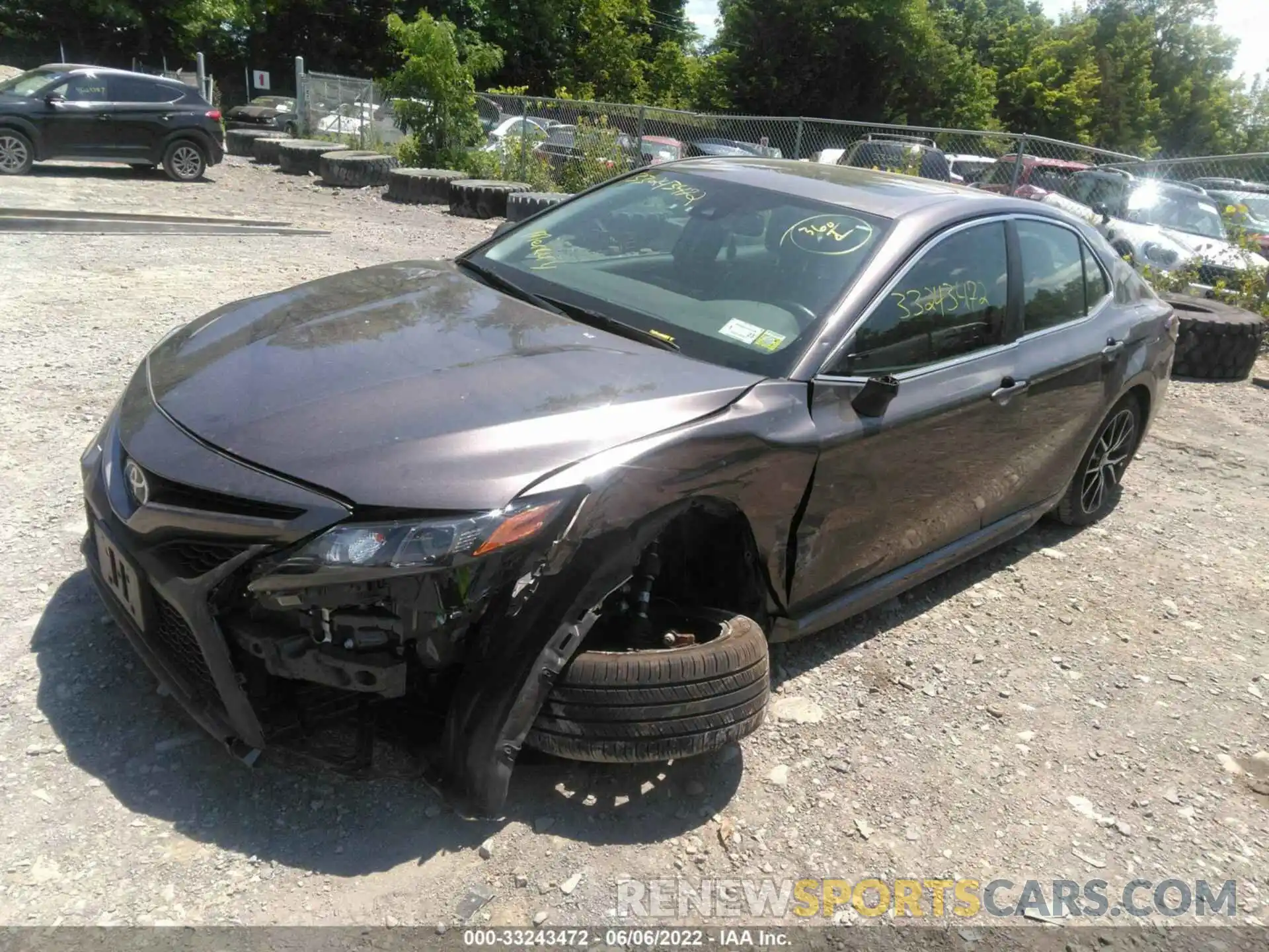 2 Photograph of a damaged car 4T1T11BKXMU020412 TOYOTA CAMRY 2021