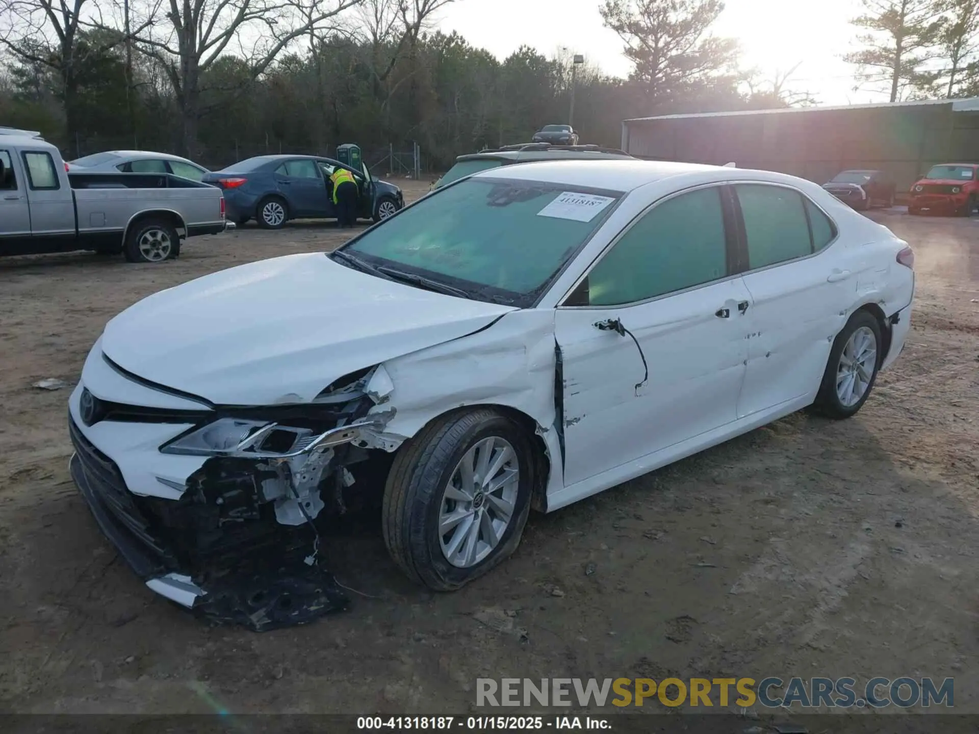 2 Photograph of a damaged car 4T1C11AK0NU063417 TOYOTA CAMRY 2022