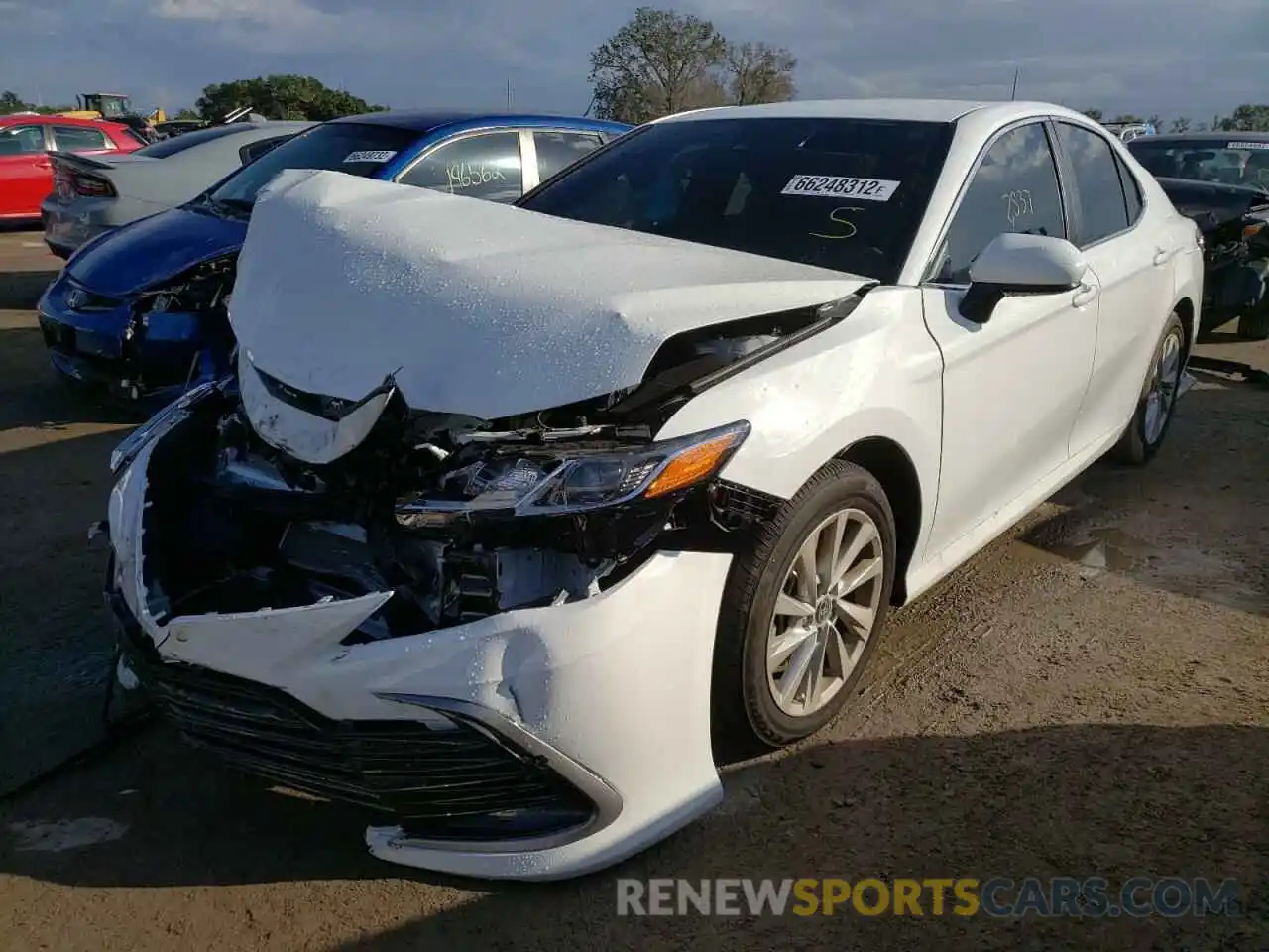 2 Photograph of a damaged car 4T1C11AK0NU063613 TOYOTA CAMRY 2022