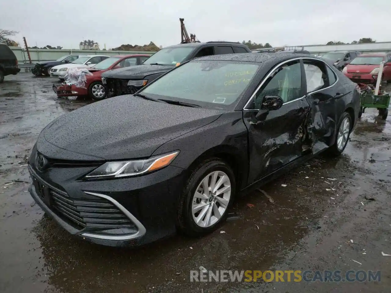 2 Photograph of a damaged car 4T1C11AK0NU638776 TOYOTA CAMRY 2022