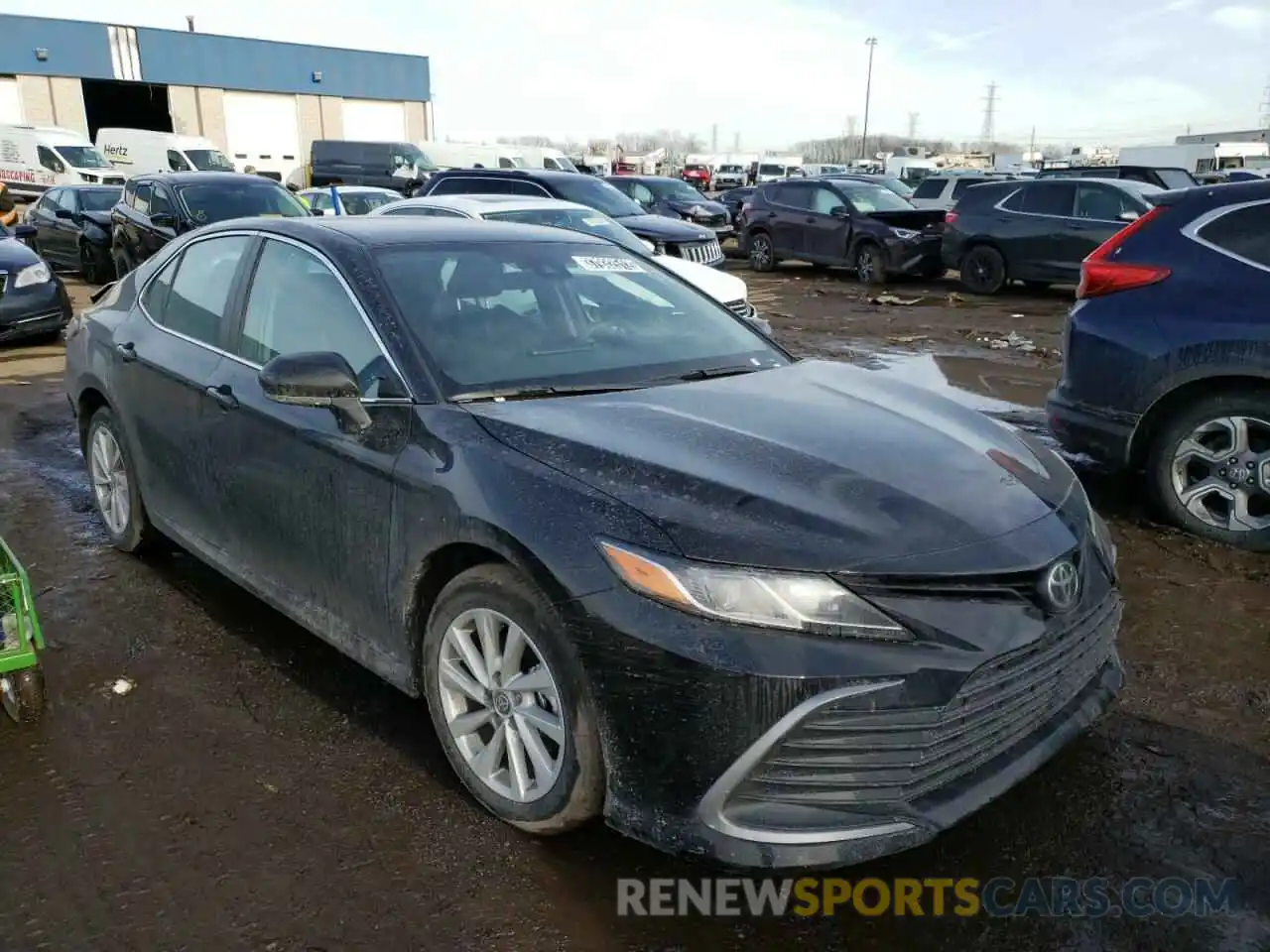 1 Photograph of a damaged car 4T1C11AK0NU664374 TOYOTA CAMRY 2022