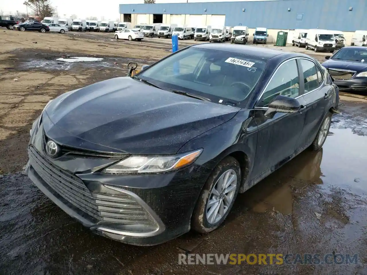 2 Photograph of a damaged car 4T1C11AK0NU664374 TOYOTA CAMRY 2022