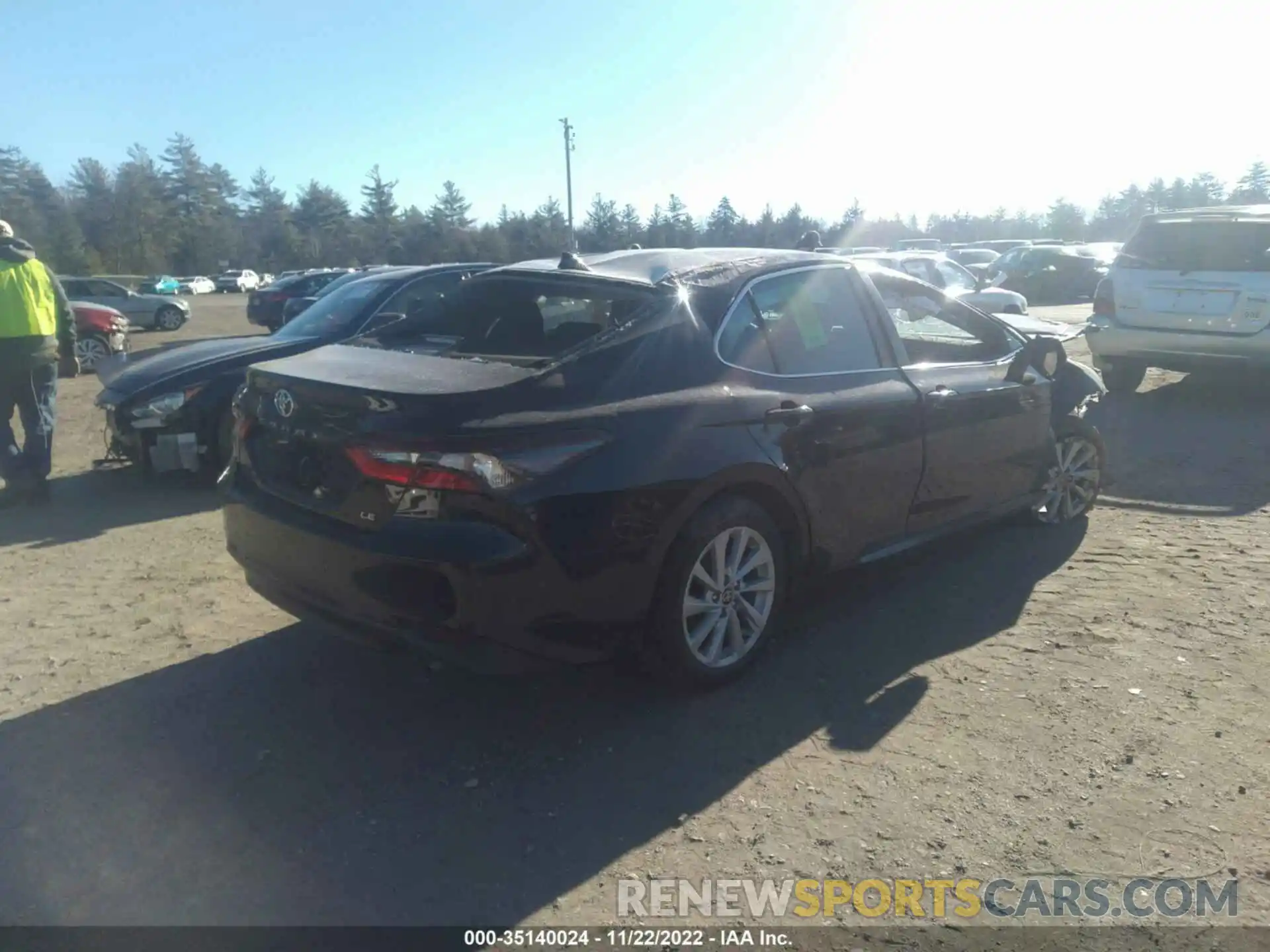 4 Photograph of a damaged car 4T1C11AK1NU036808 TOYOTA CAMRY 2022