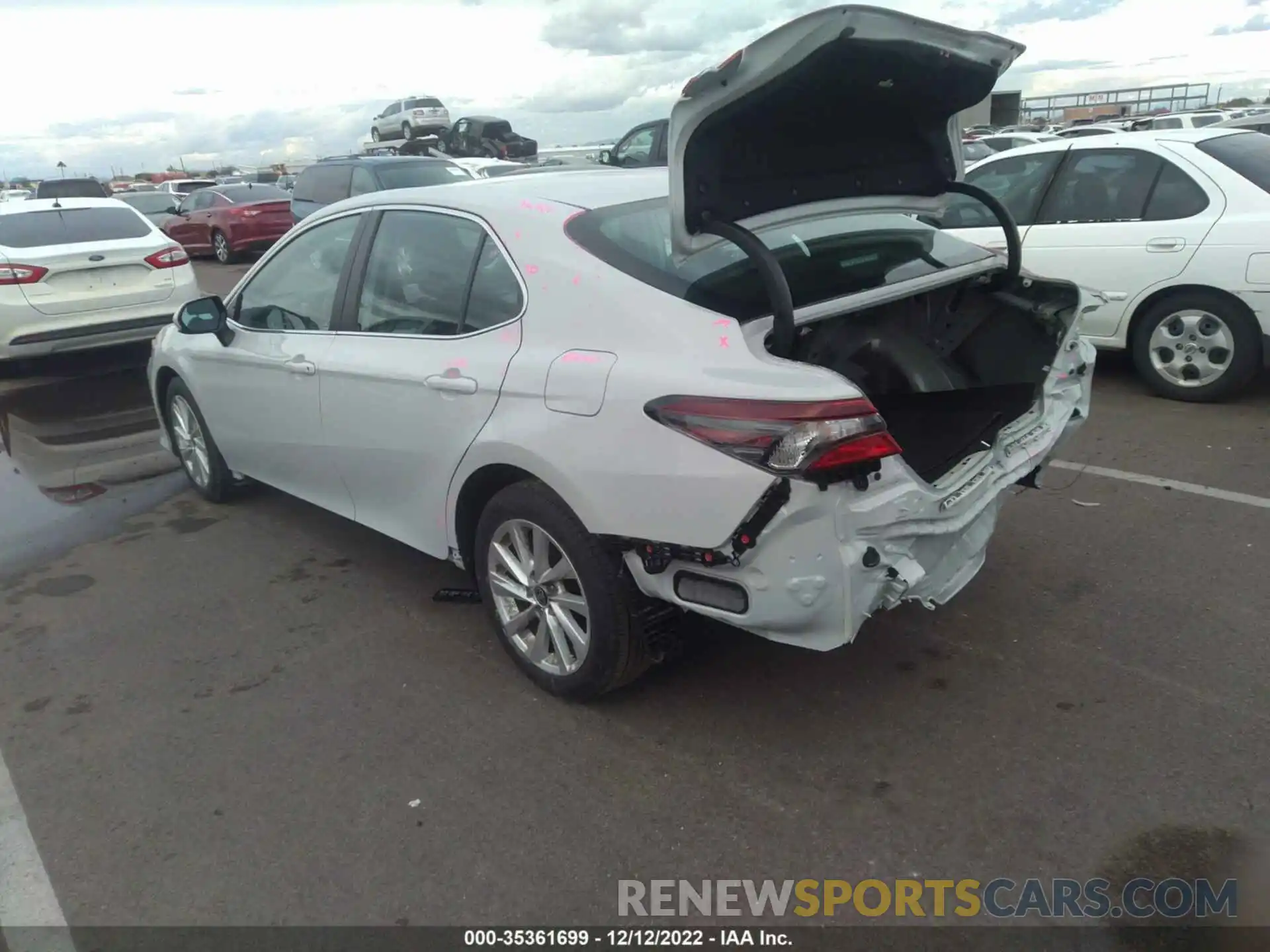 3 Photograph of a damaged car 4T1C11AK1NU072353 TOYOTA CAMRY 2022