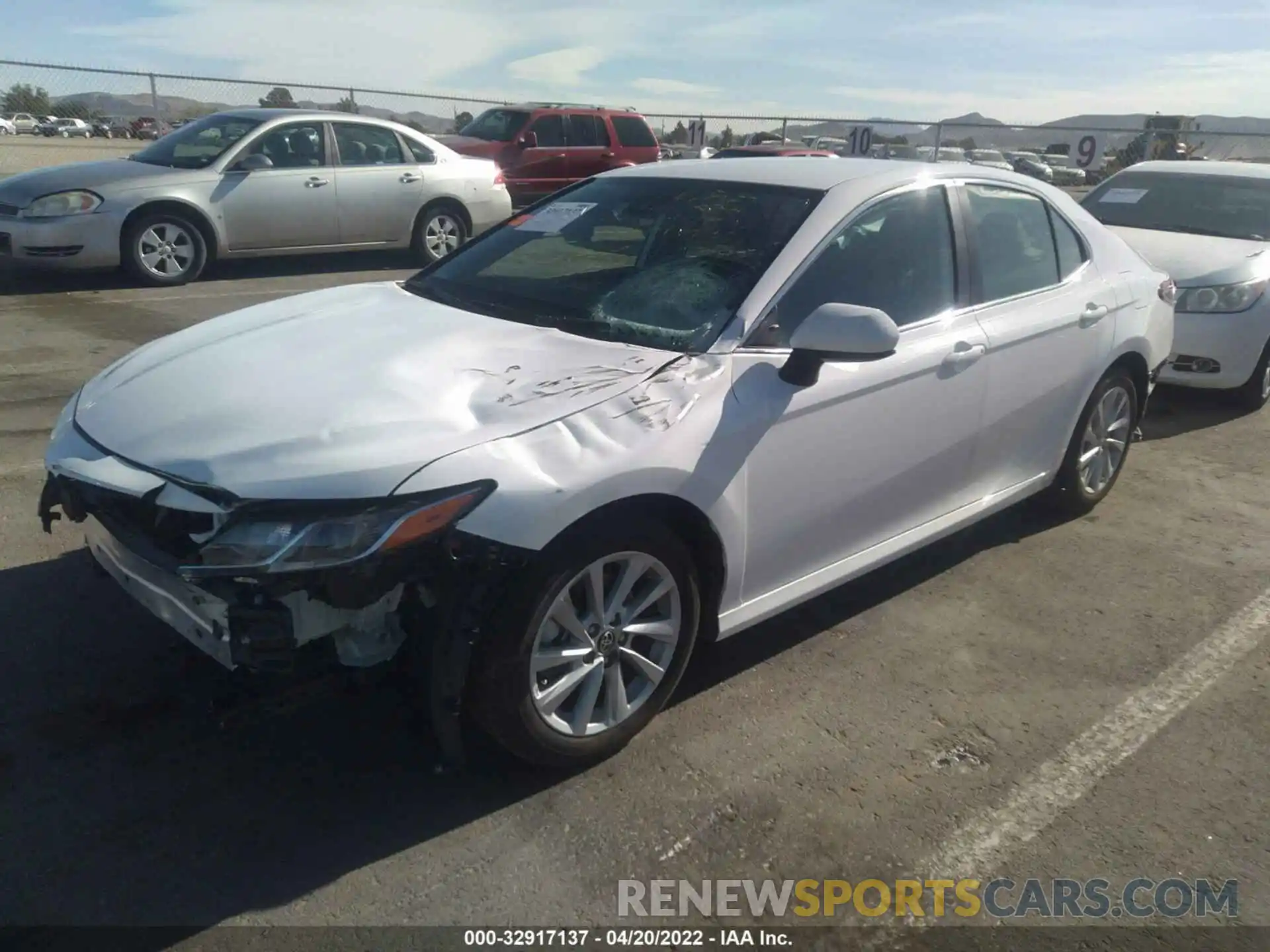 2 Photograph of a damaged car 4T1C11AK1NU629262 TOYOTA CAMRY 2022