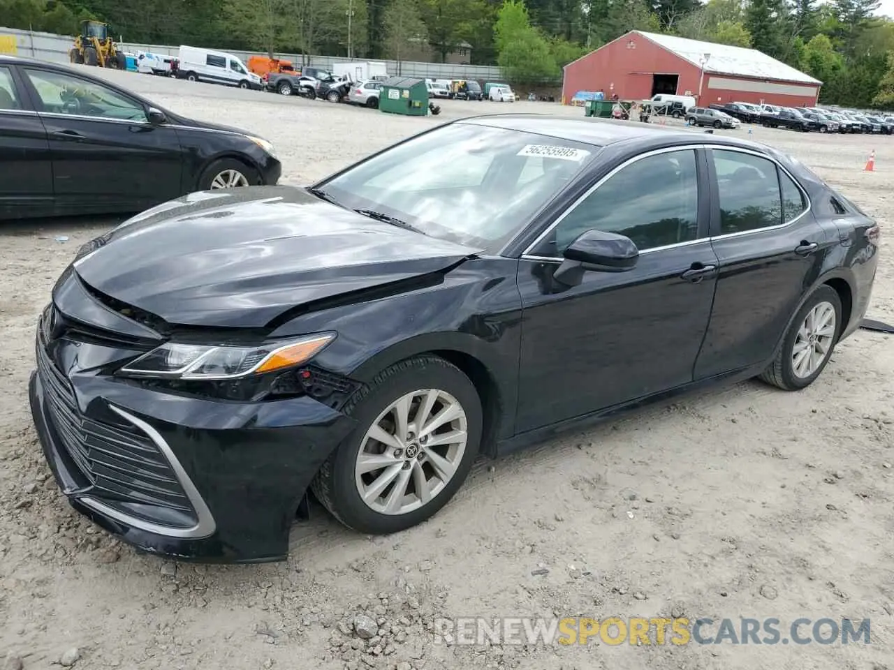 1 Photograph of a damaged car 4T1C11AK1NU647583 TOYOTA CAMRY 2022