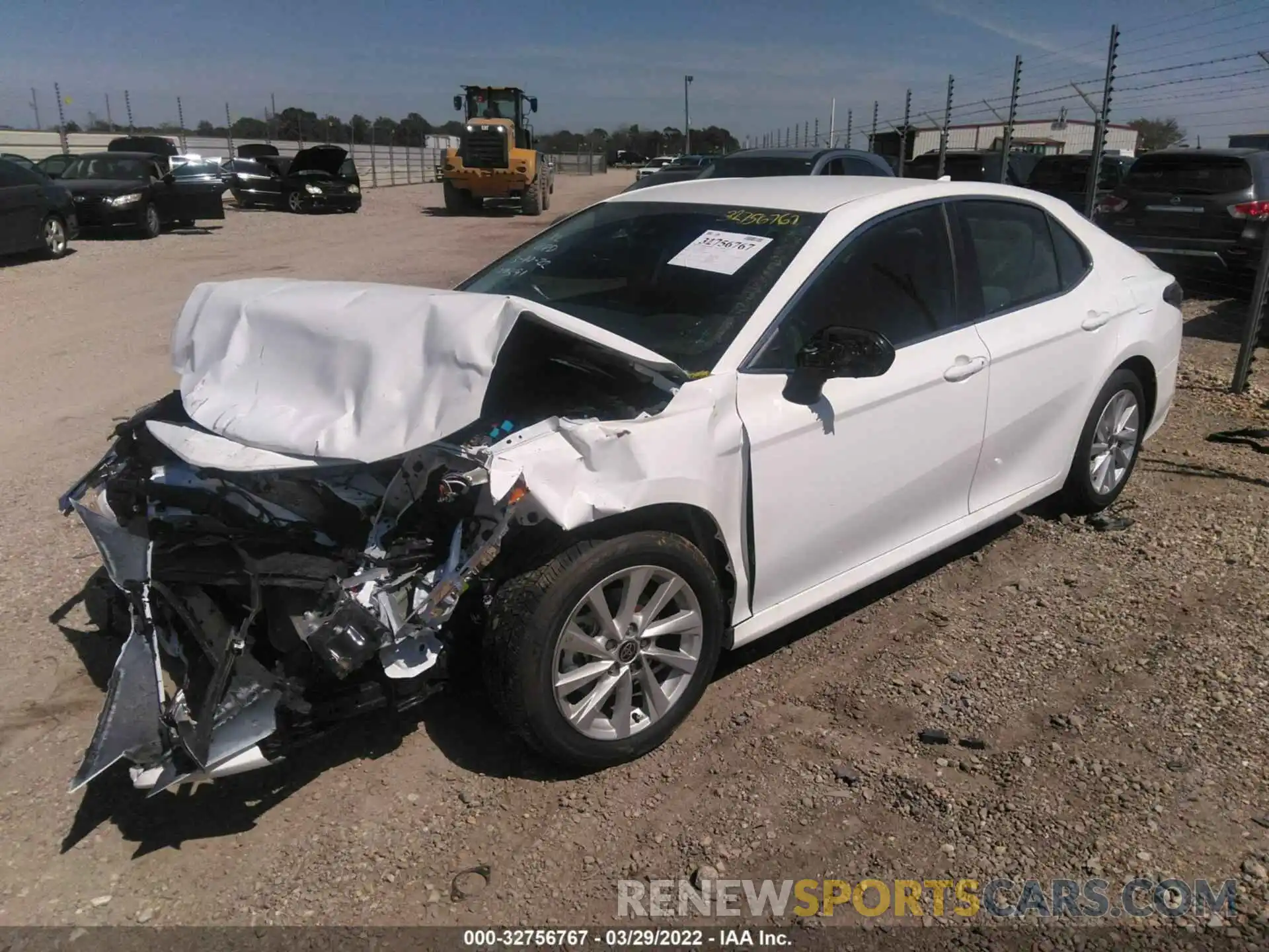 2 Photograph of a damaged car 4T1C11AK1NU661418 TOYOTA CAMRY 2022