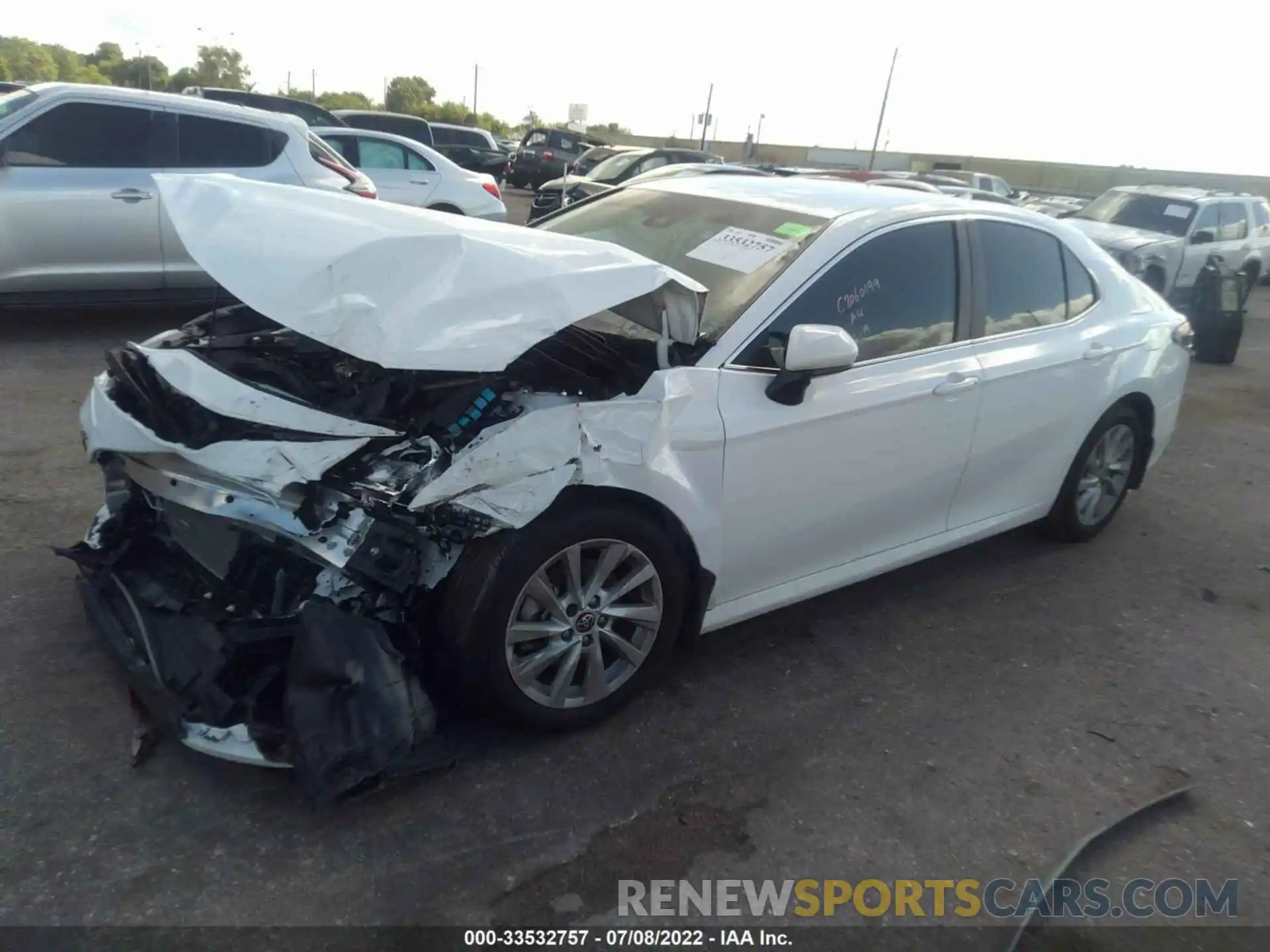 2 Photograph of a damaged car 4T1C11AK2NU642957 TOYOTA CAMRY 2022