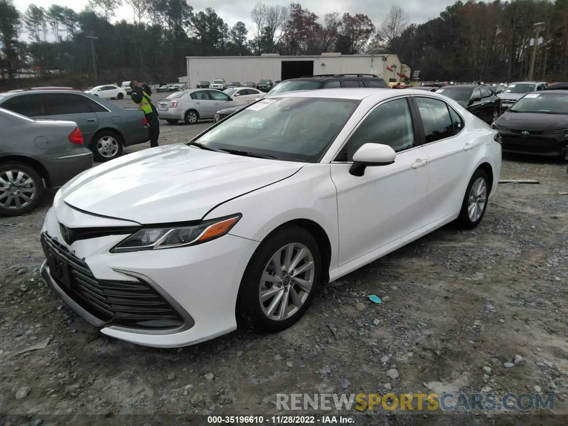 2 Photograph of a damaged car 4T1C11AK2NU689728 TOYOTA CAMRY 2022