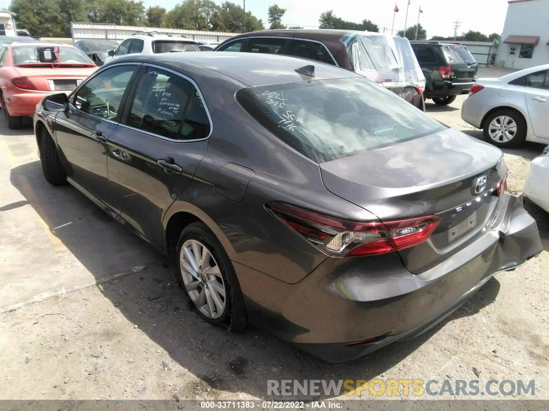 3 Photograph of a damaged car 4T1C11AK3NU636939 TOYOTA CAMRY 2022