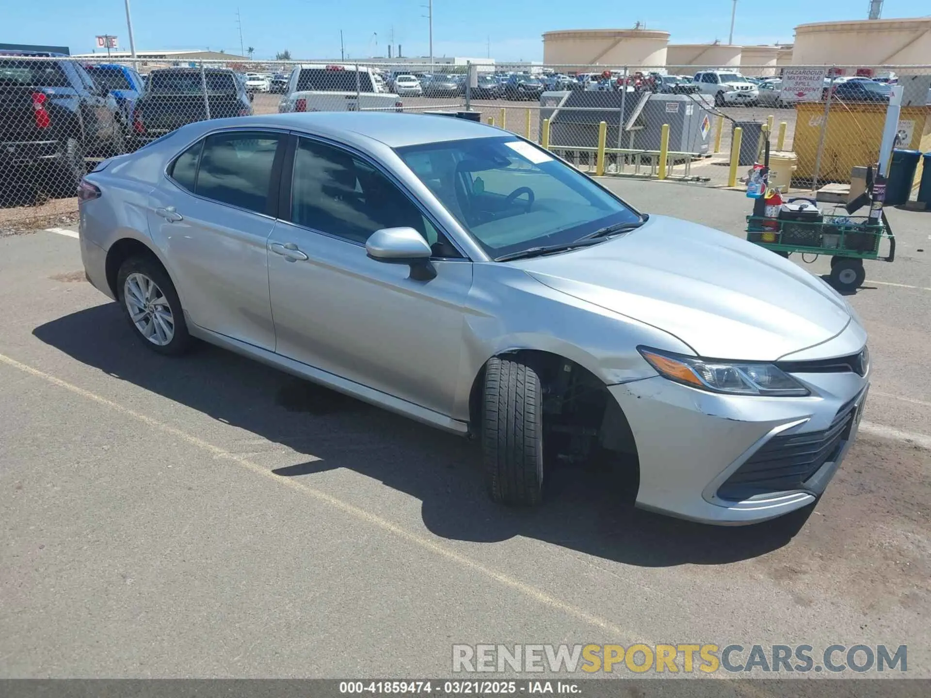 1 Photograph of a damaged car 4T1C11AK3NU638299 TOYOTA CAMRY 2022