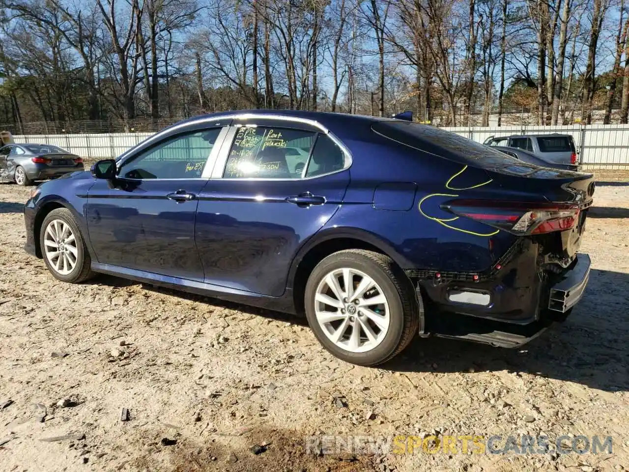 2 Photograph of a damaged car 4T1C11AK3NU653840 TOYOTA CAMRY 2022