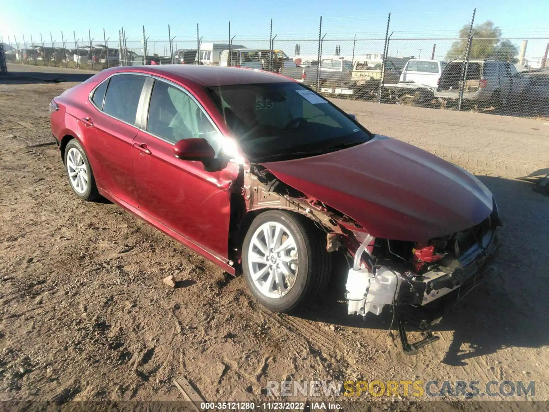 1 Photograph of a damaged car 4T1C11AK3NU669794 TOYOTA CAMRY 2022