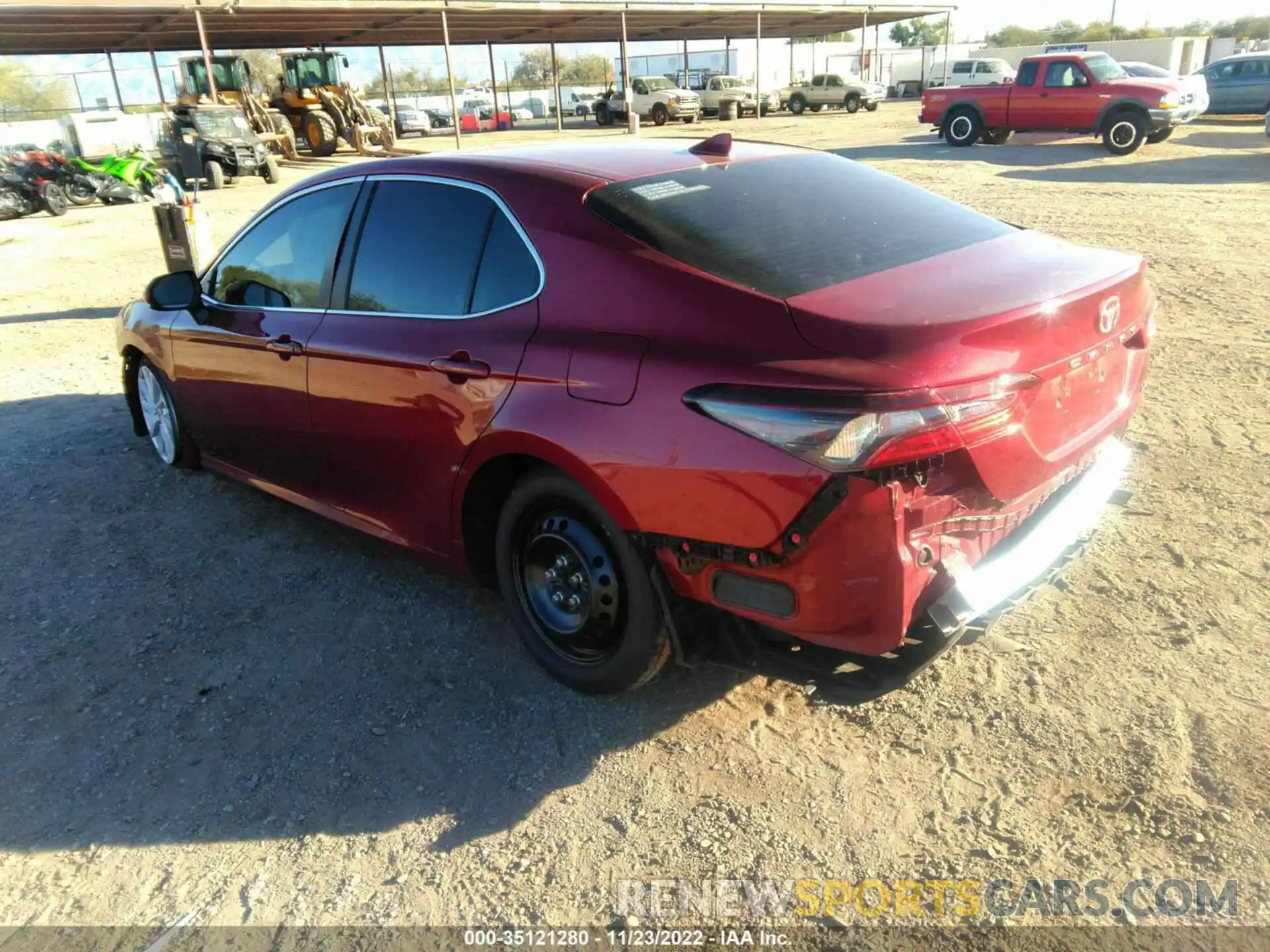 3 Photograph of a damaged car 4T1C11AK3NU669794 TOYOTA CAMRY 2022