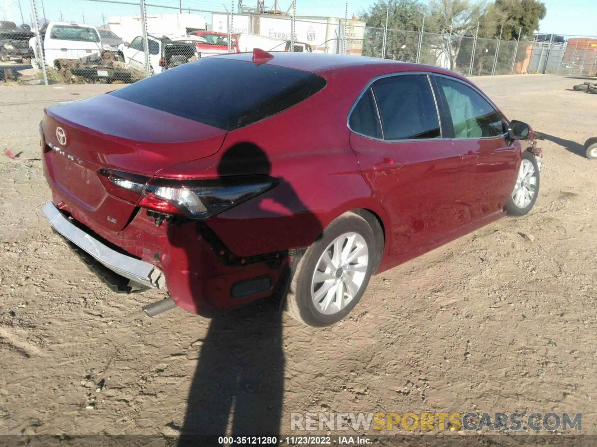 4 Photograph of a damaged car 4T1C11AK3NU669794 TOYOTA CAMRY 2022