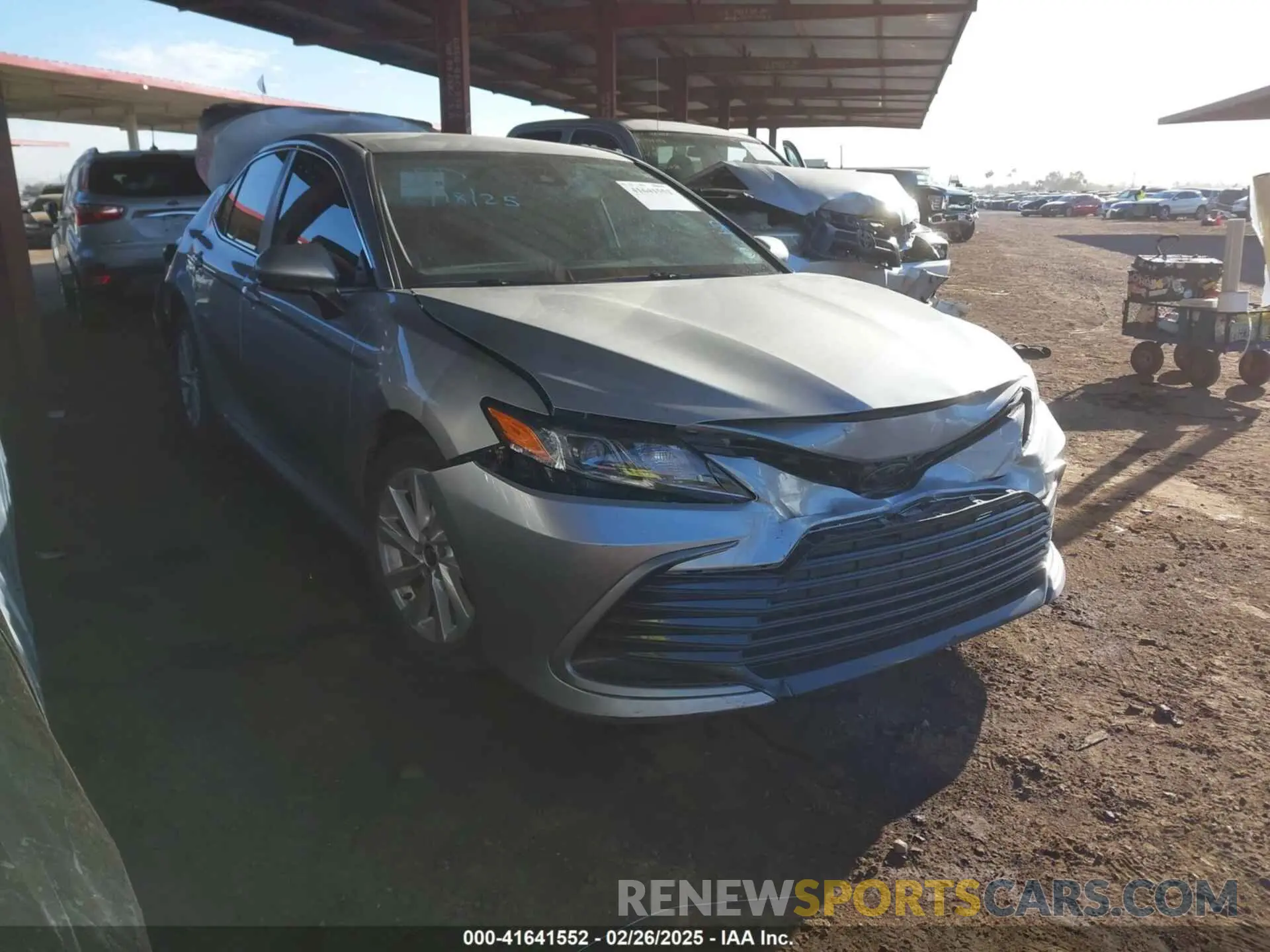 1 Photograph of a damaged car 4T1C11AK4NU013667 TOYOTA CAMRY 2022
