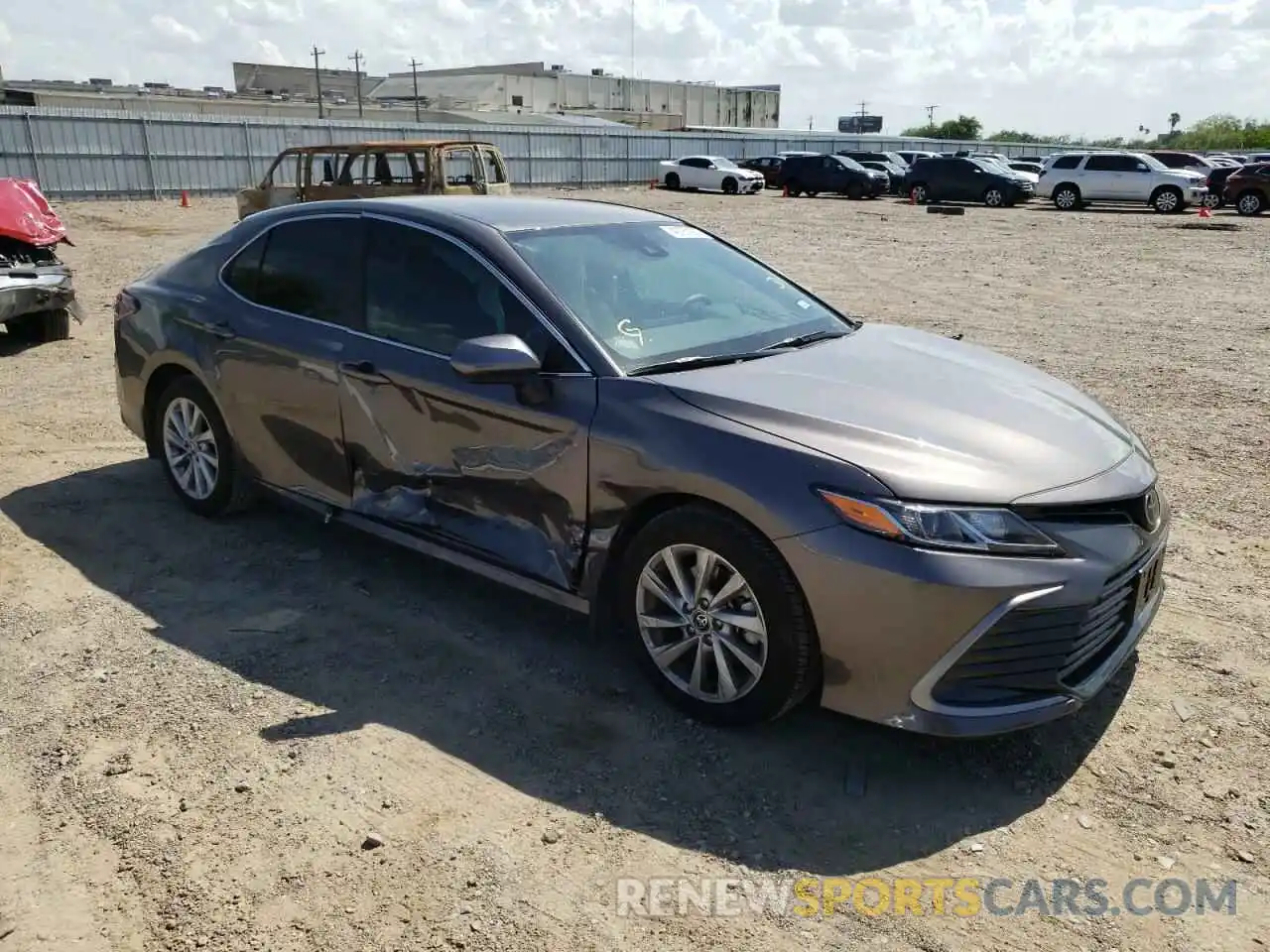 1 Photograph of a damaged car 4T1C11AK4NU687060 TOYOTA CAMRY 2022