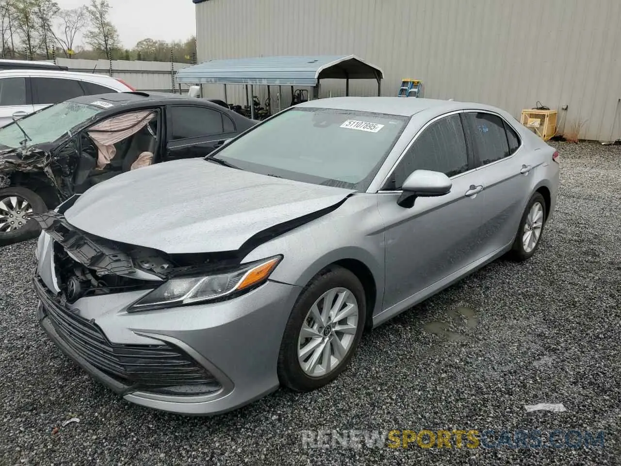 1 Photograph of a damaged car 4T1C11AK5NU003147 TOYOTA CAMRY 2022