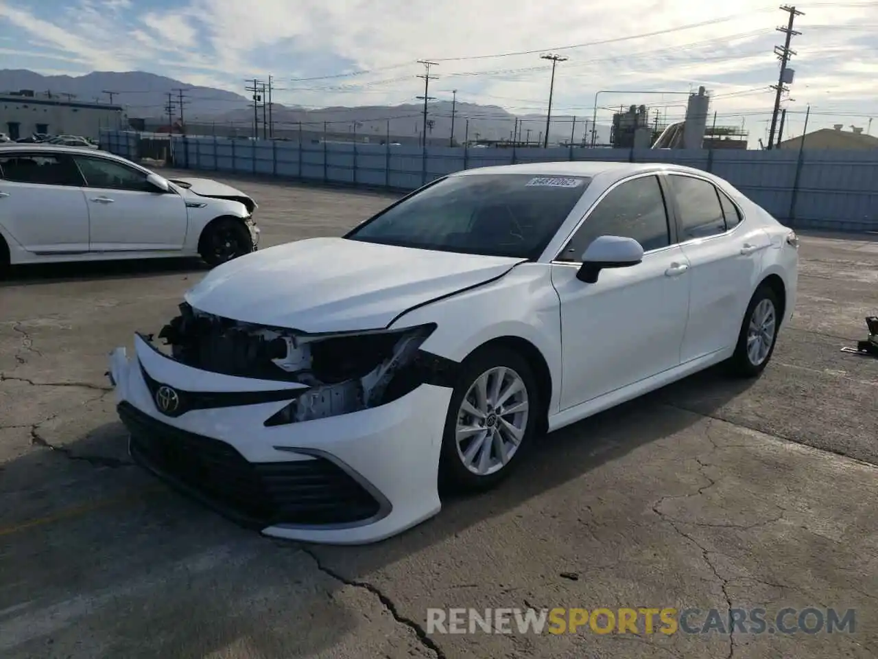 2 Photograph of a damaged car 4T1C11AK5NU627742 TOYOTA CAMRY 2022