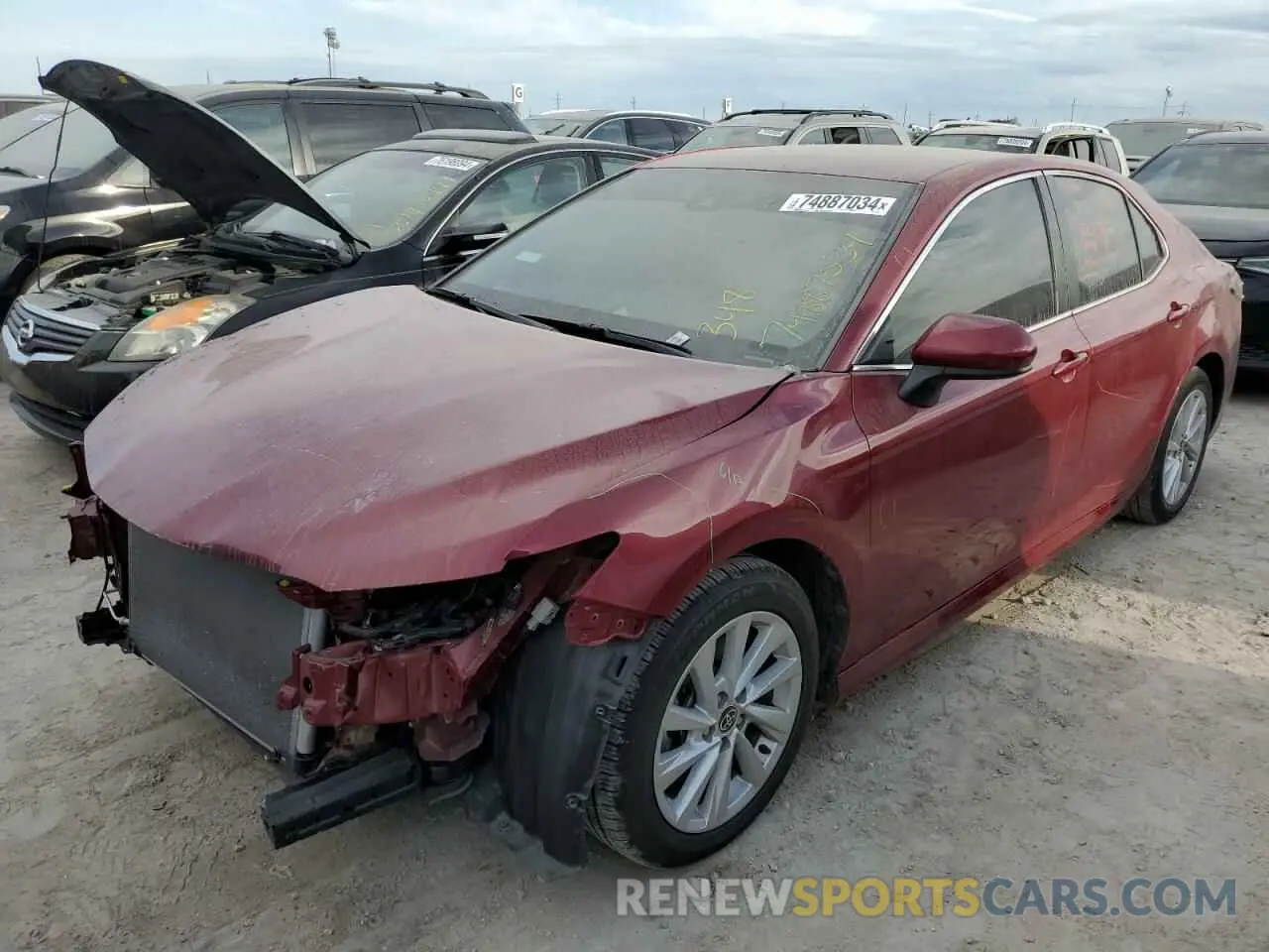 1 Photograph of a damaged car 4T1C11AK5NU646095 TOYOTA CAMRY 2022