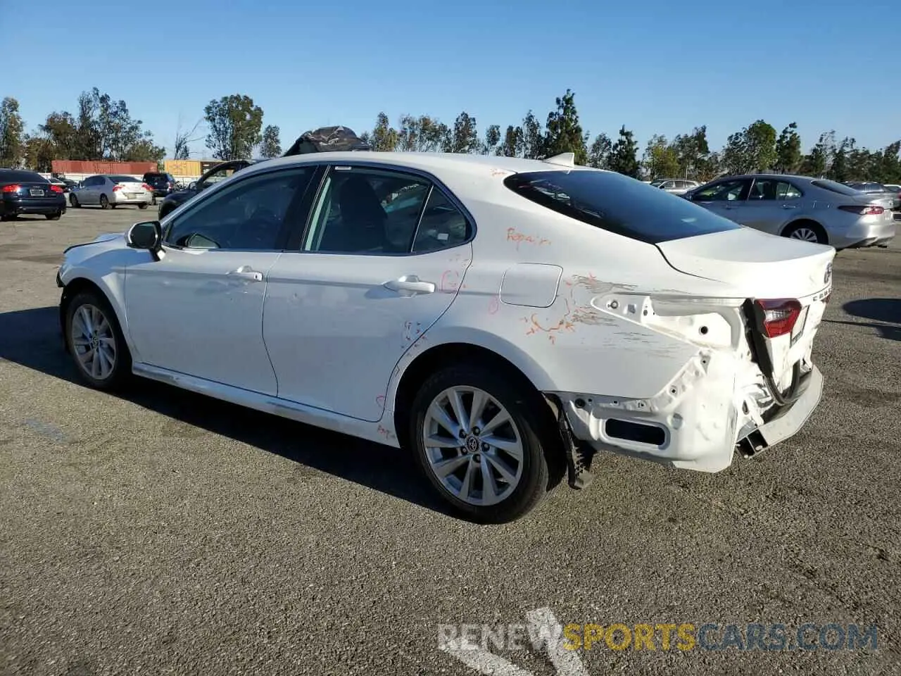 2 Photograph of a damaged car 4T1C11AK5NU655556 TOYOTA CAMRY 2022