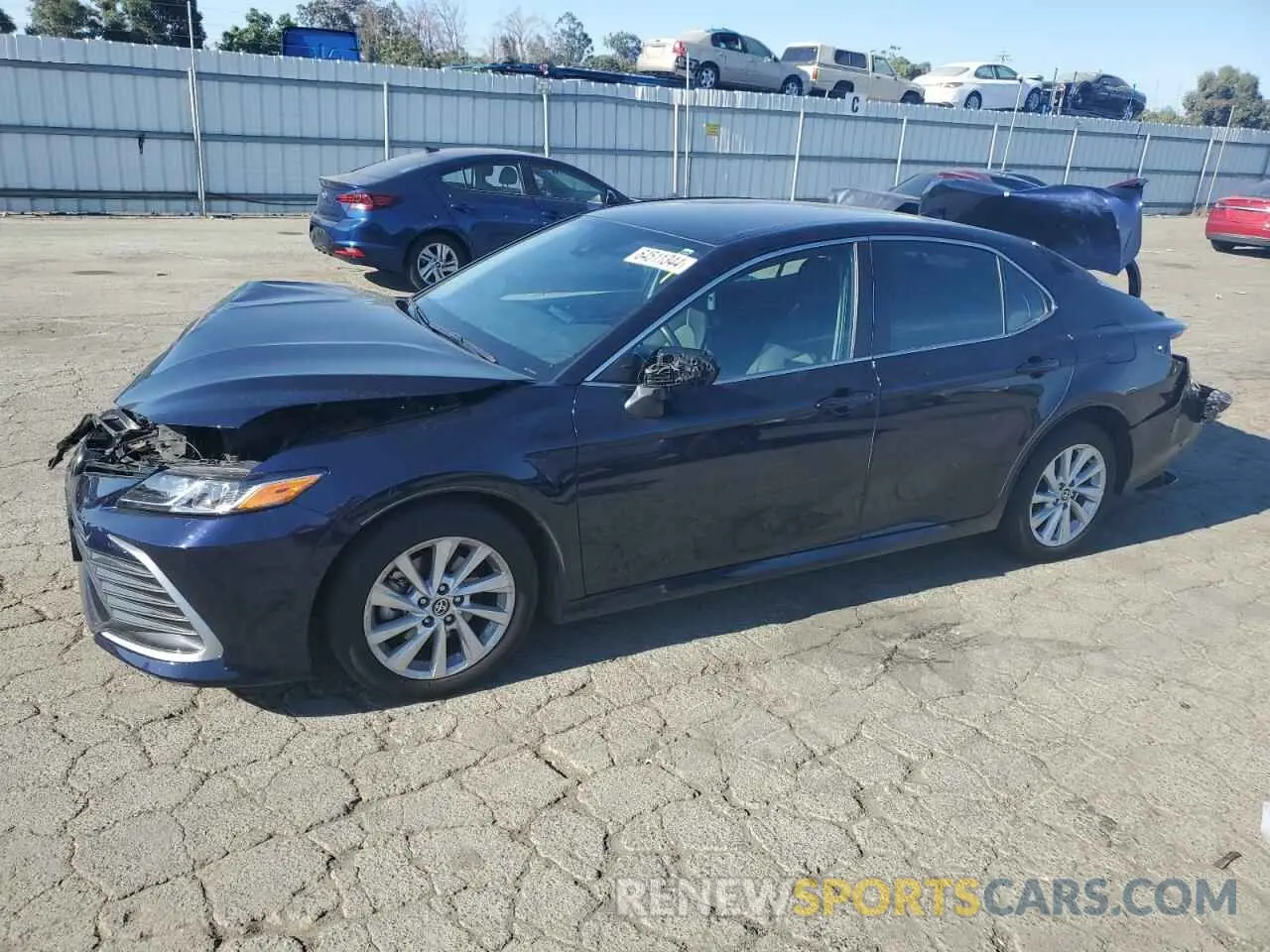 1 Photograph of a damaged car 4T1C11AK5NU656867 TOYOTA CAMRY 2022