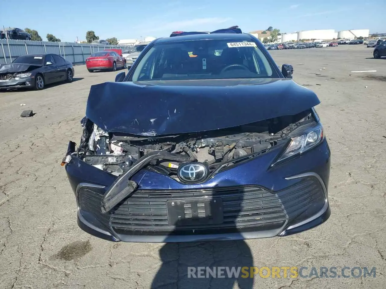 5 Photograph of a damaged car 4T1C11AK5NU656867 TOYOTA CAMRY 2022