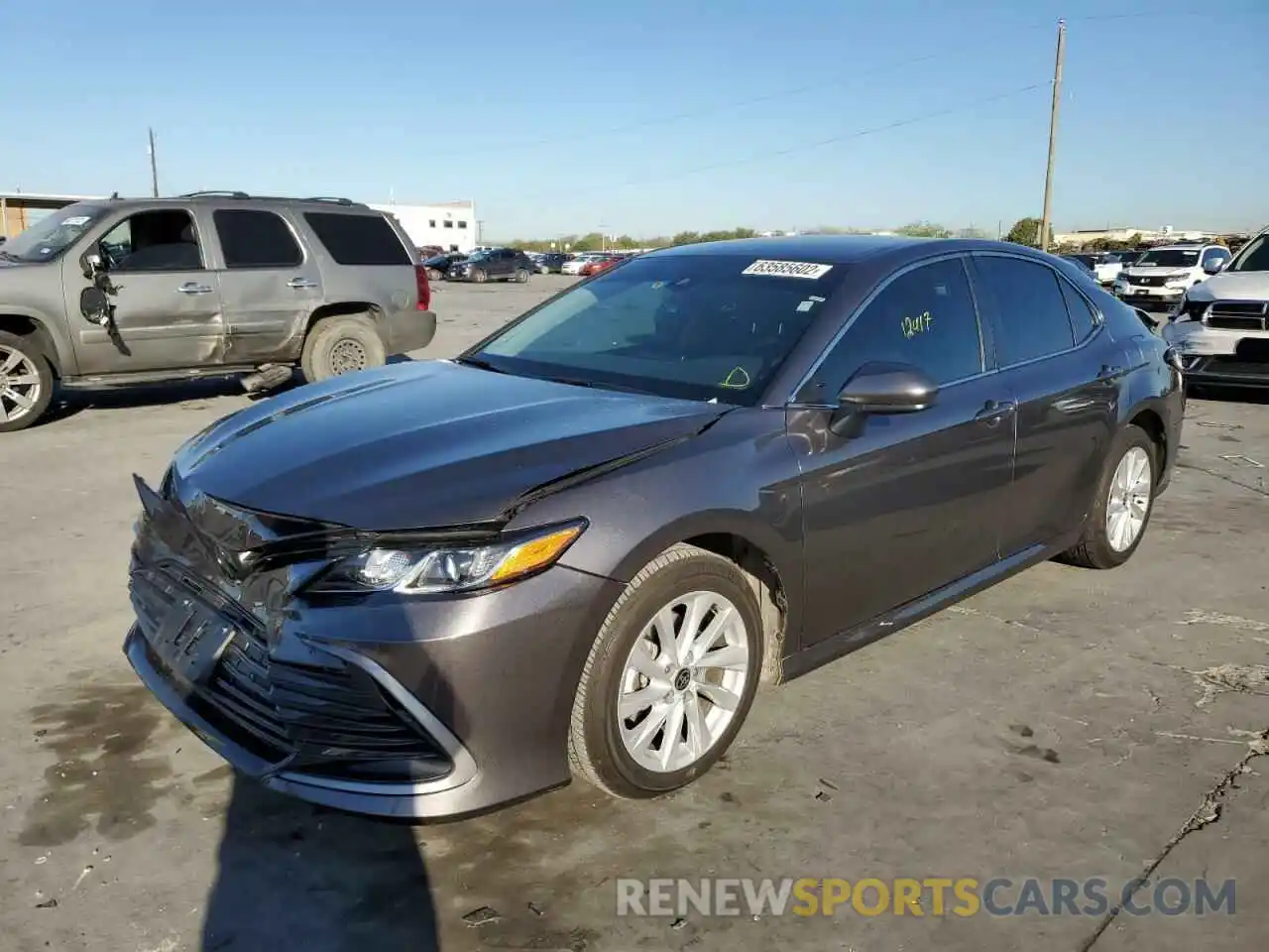 2 Photograph of a damaged car 4T1C11AK5NU674866 TOYOTA CAMRY 2022