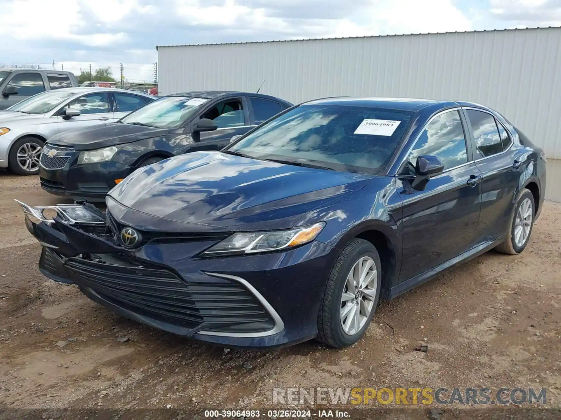 2 Photograph of a damaged car 4T1C11AK5NU680201 TOYOTA CAMRY 2022