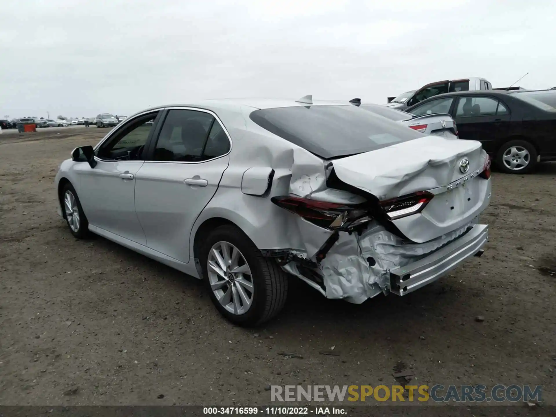 3 Photograph of a damaged car 4T1C11AK6NU048162 TOYOTA CAMRY 2022