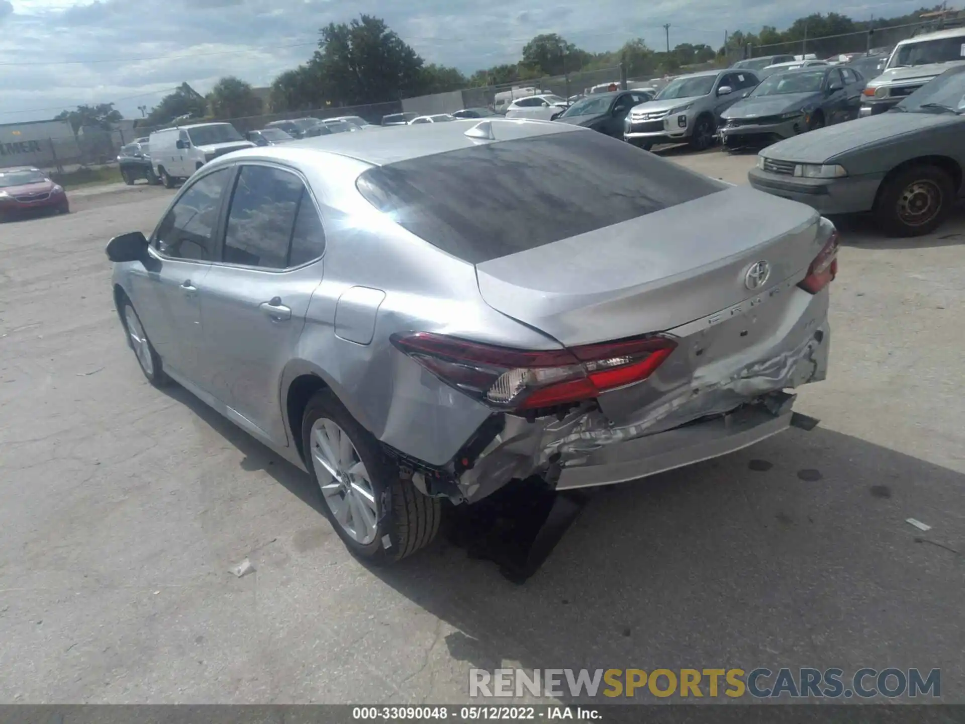 3 Photograph of a damaged car 4T1C11AK7NU034710 TOYOTA CAMRY 2022