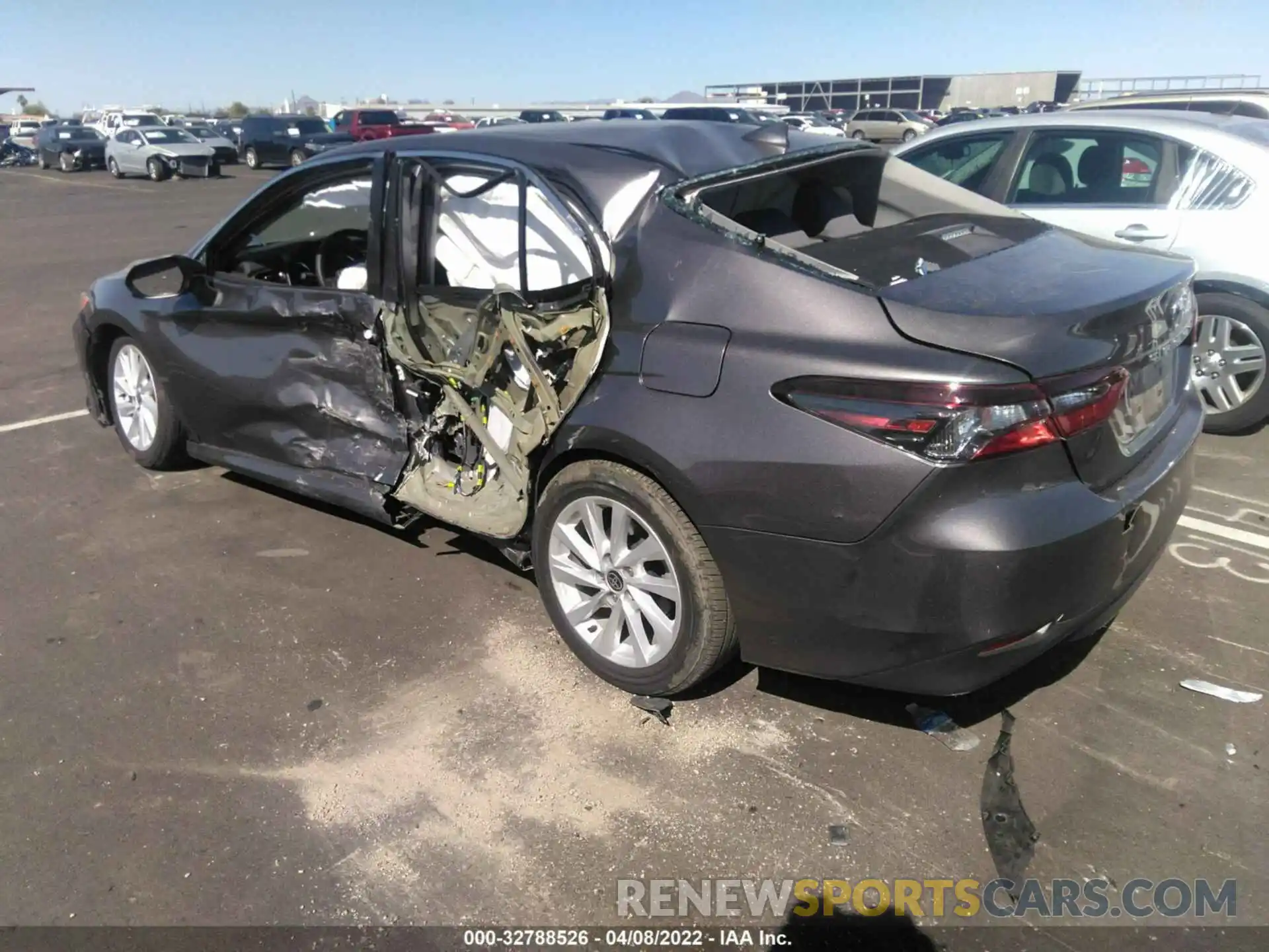 3 Photograph of a damaged car 4T1C11AK7NU648530 TOYOTA CAMRY 2022