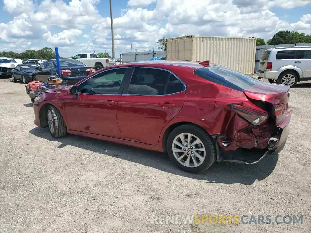 2 Photograph of a damaged car 4T1C11AK7NU661763 TOYOTA CAMRY 2022
