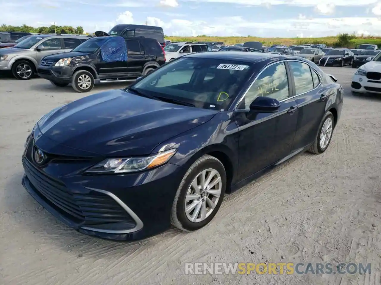 2 Photograph of a damaged car 4T1C11AK7NU699350 TOYOTA CAMRY 2022