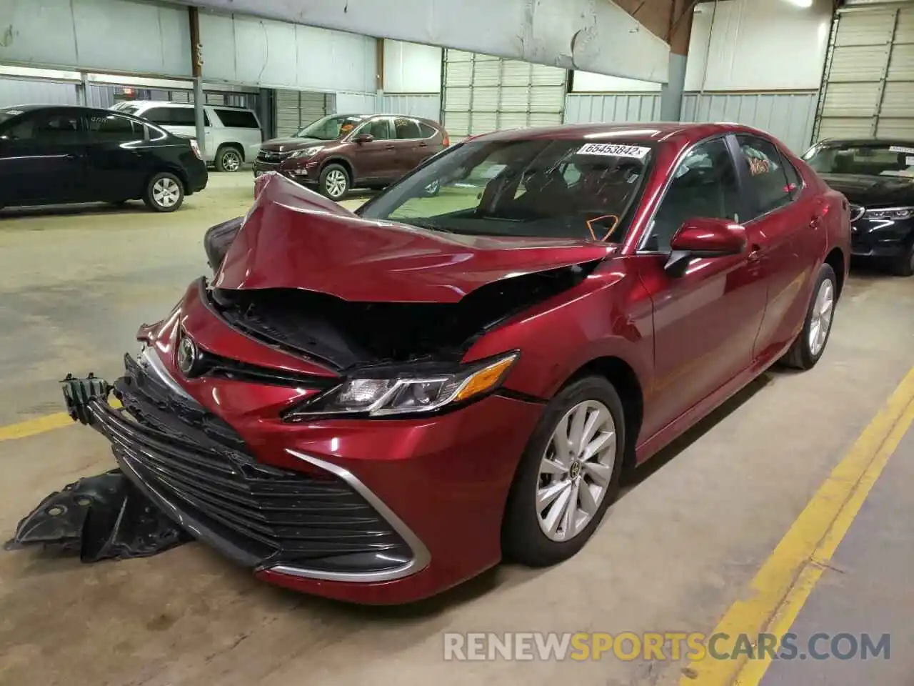 2 Photograph of a damaged car 4T1C11AK8NU647824 TOYOTA CAMRY 2022