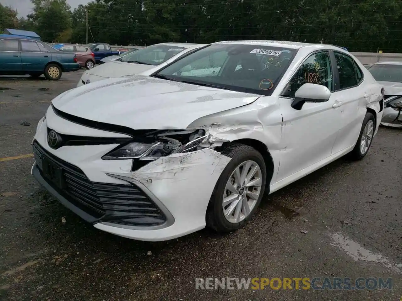 2 Photograph of a damaged car 4T1C11AK8NU681245 TOYOTA CAMRY 2022