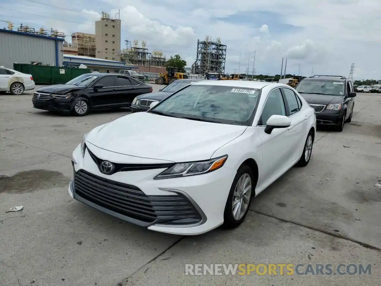 2 Photograph of a damaged car 4T1C11AK8NU689233 TOYOTA CAMRY 2022