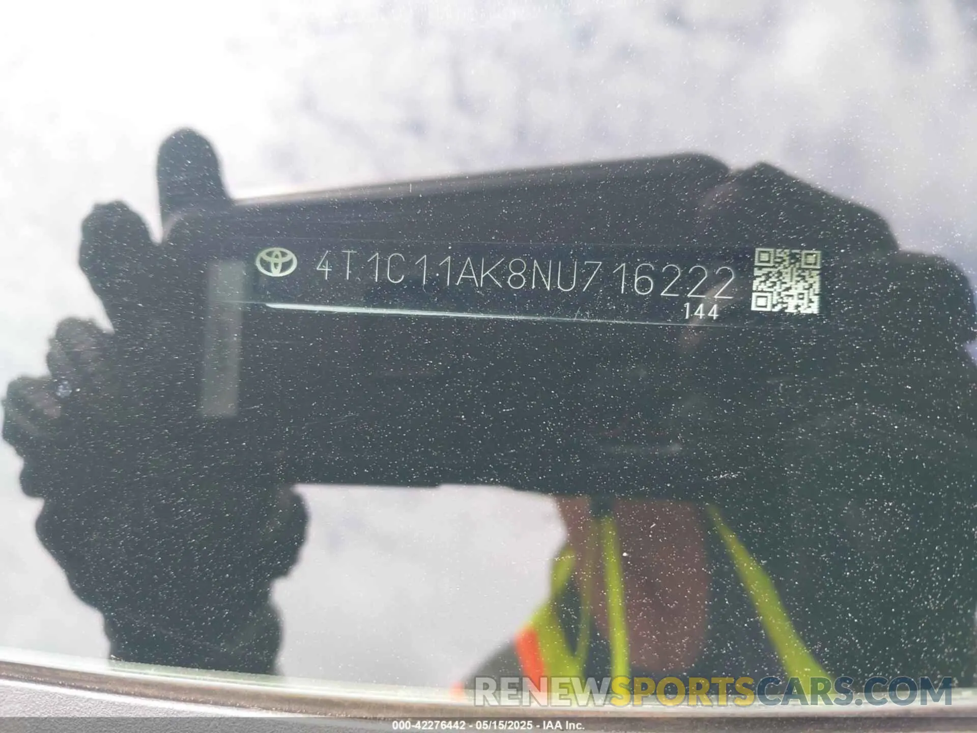 9 Photograph of a damaged car 4T1C11AK8NU716222 TOYOTA CAMRY 2022