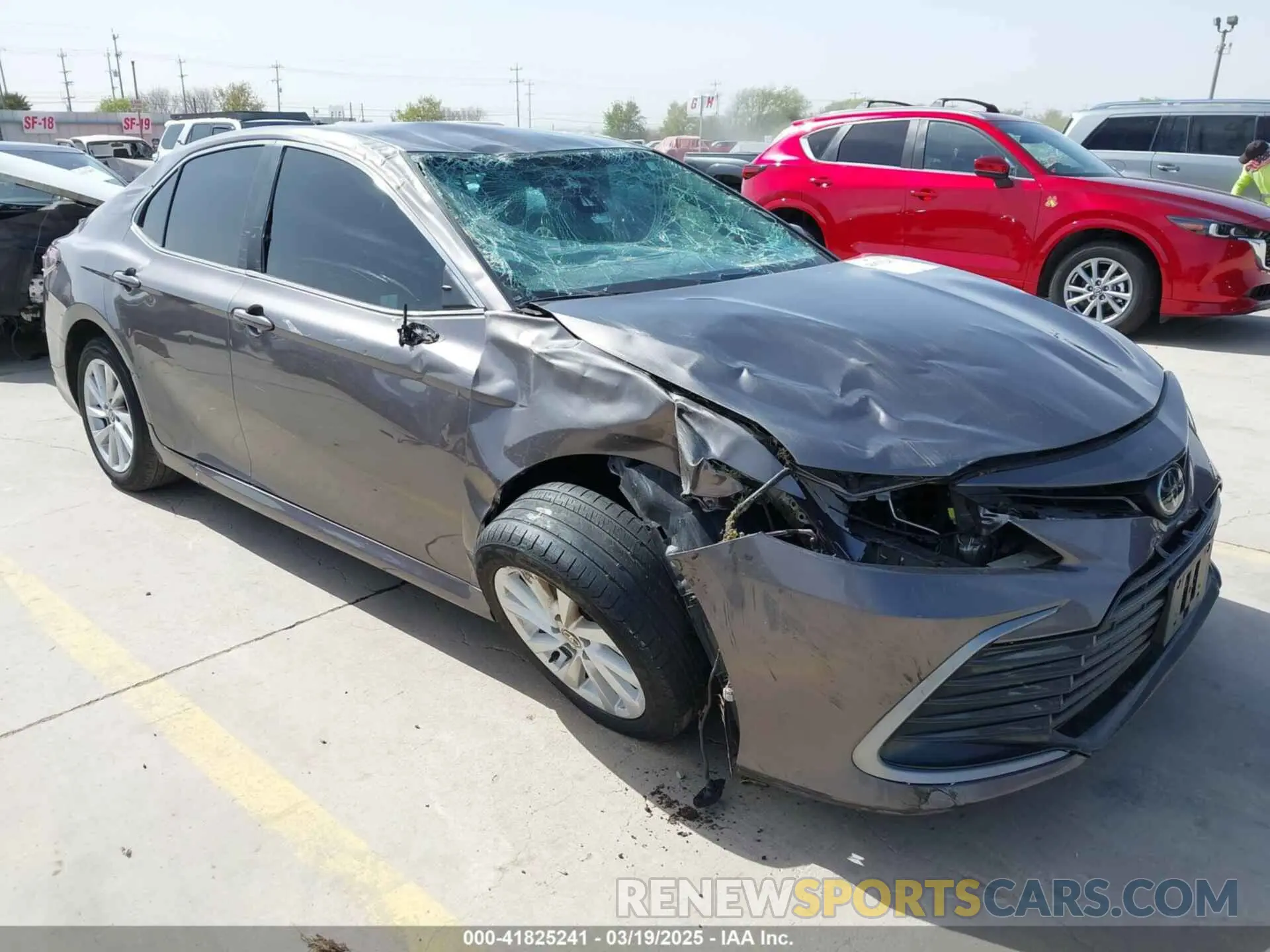 1 Photograph of a damaged car 4T1C11AK9NU046857 TOYOTA CAMRY 2022