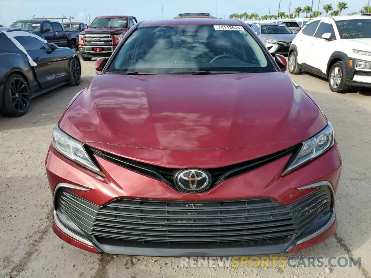 5 Photograph of a damaged car 4T1C11AK9NU052531 TOYOTA CAMRY 2022