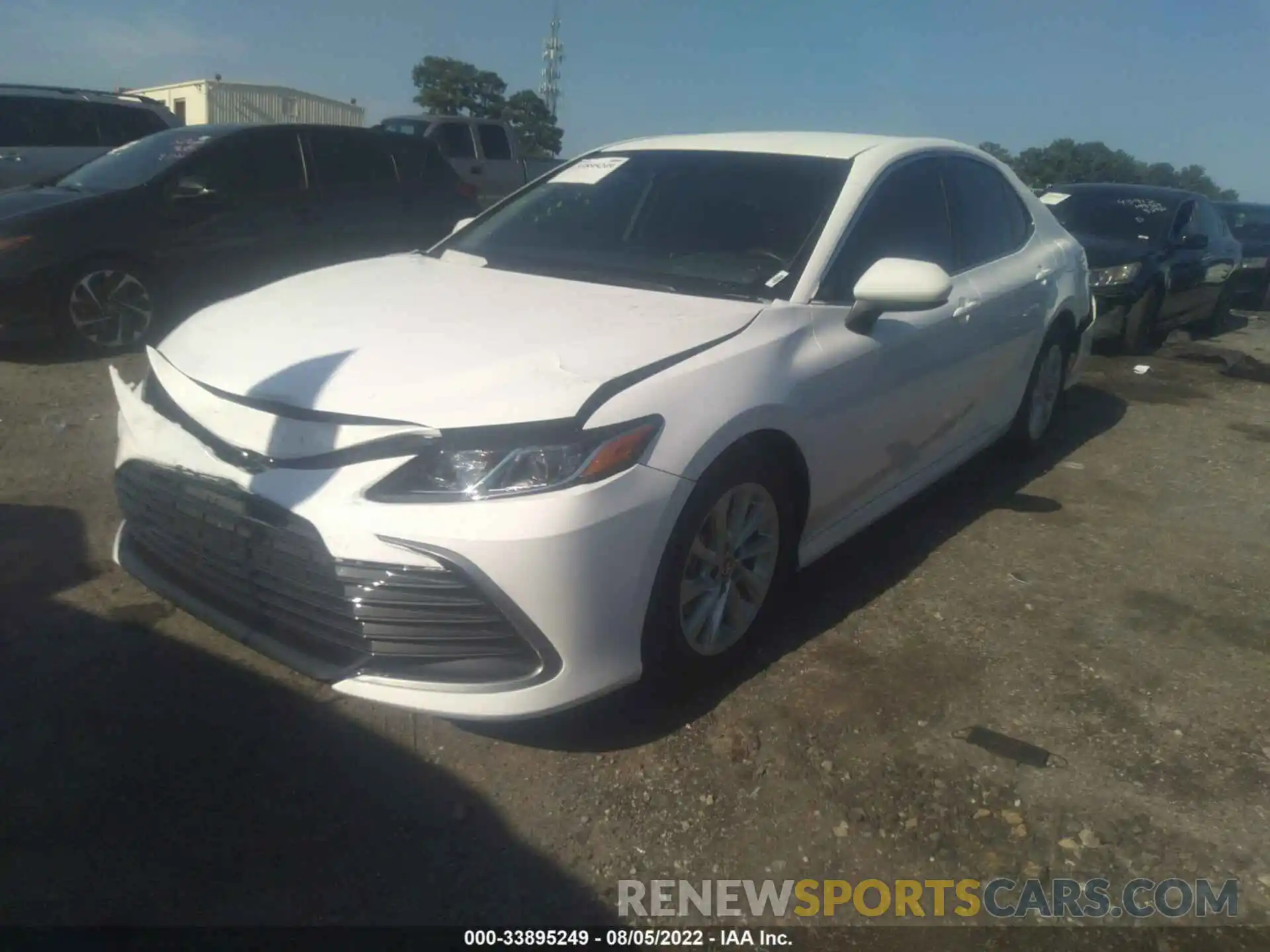 2 Photograph of a damaged car 4T1C11AK9NU624925 TOYOTA CAMRY 2022