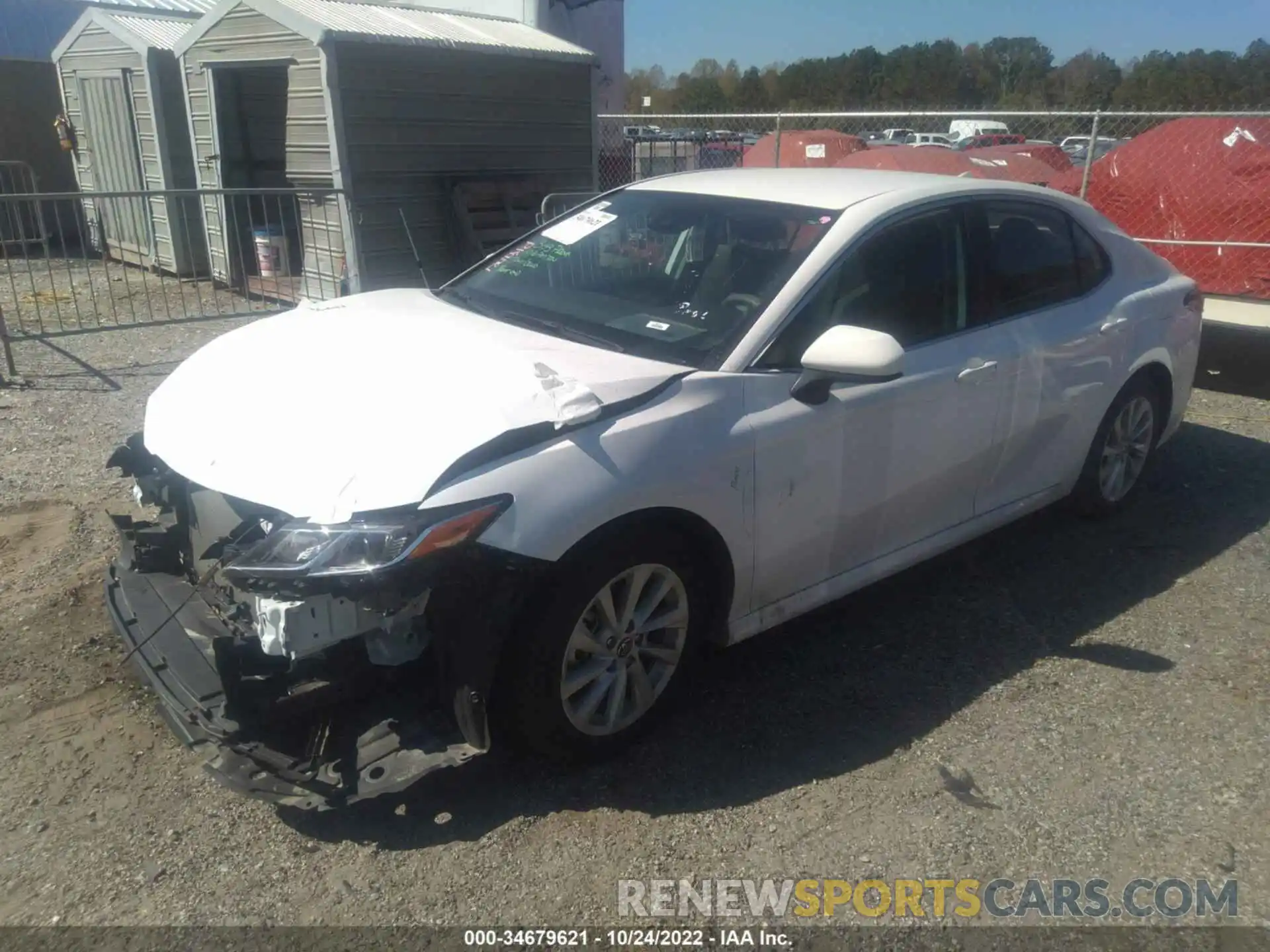 2 Photograph of a damaged car 4T1C11AK9NU632569 TOYOTA CAMRY 2022