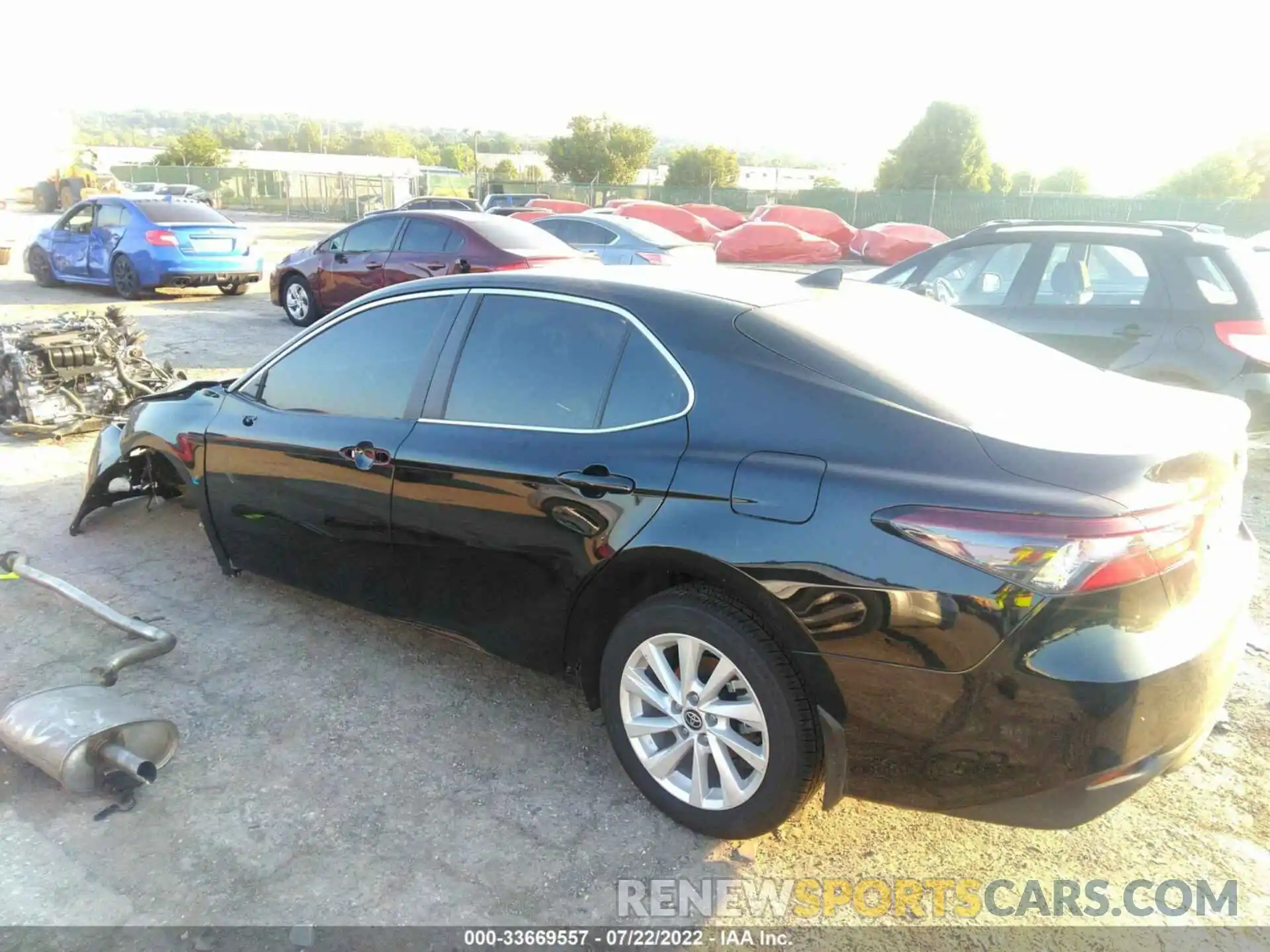 3 Photograph of a damaged car 4T1C11AK9NU683263 TOYOTA CAMRY 2022