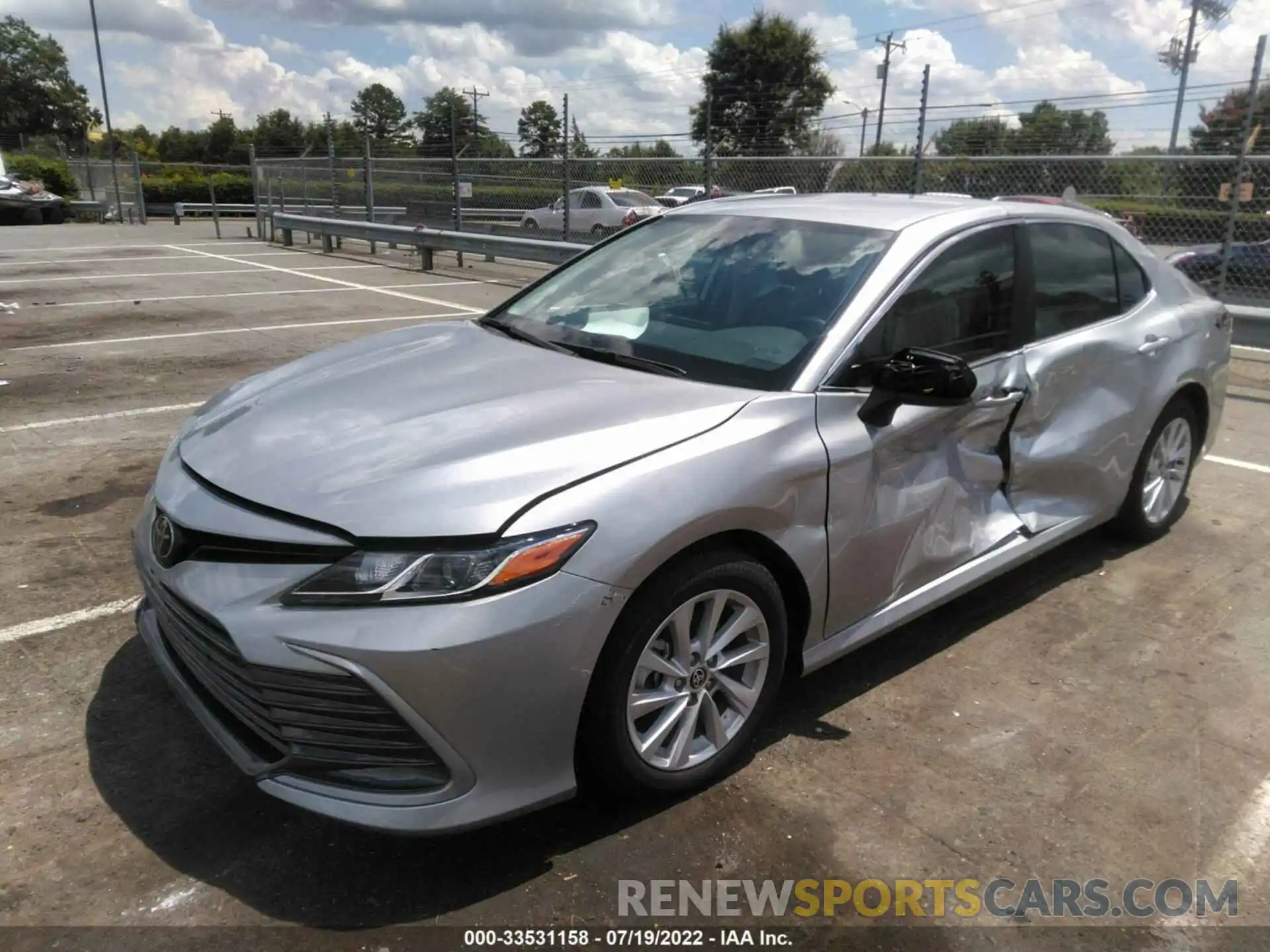 2 Photograph of a damaged car 4T1C11AKXNU032157 TOYOTA CAMRY 2022